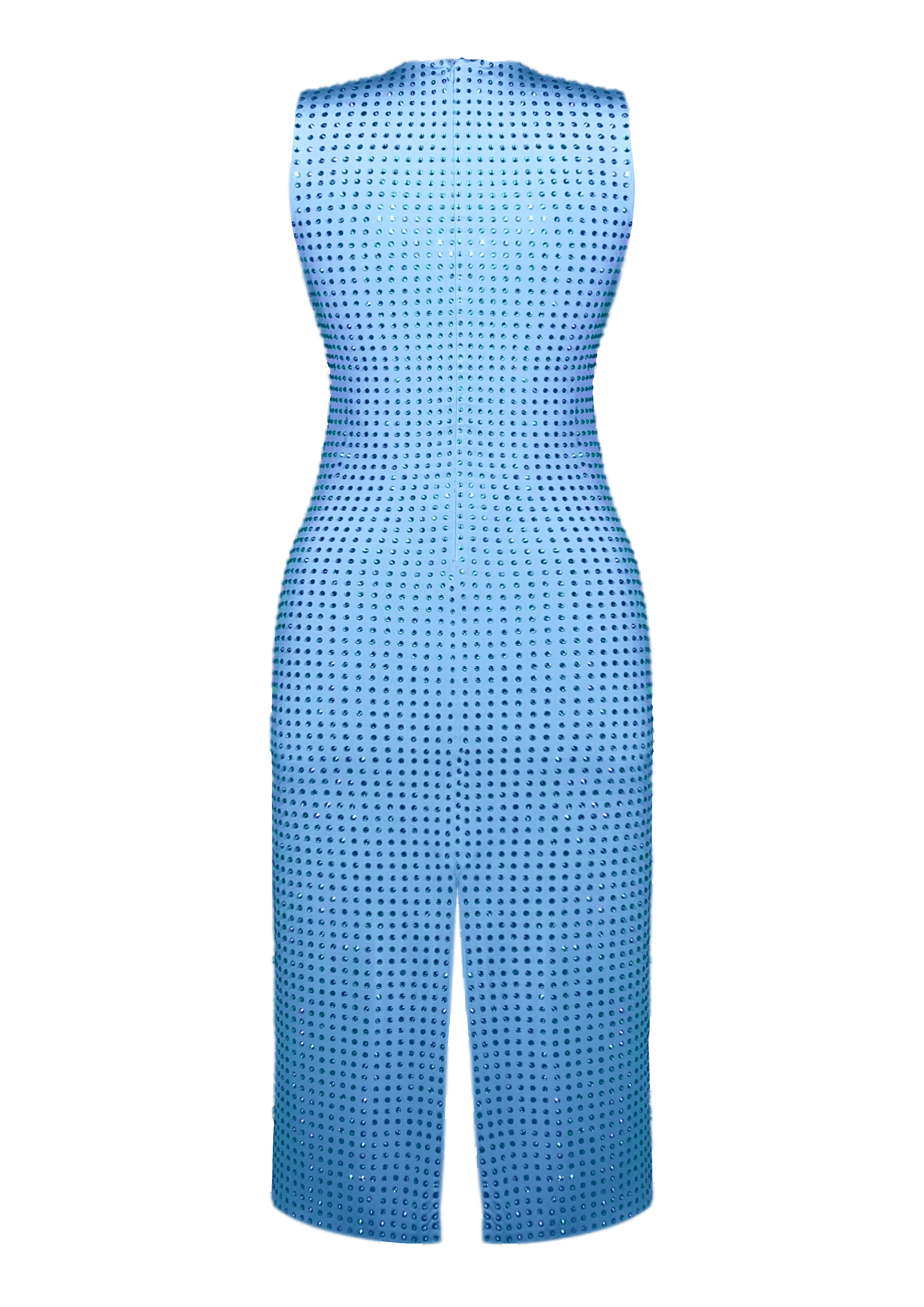 Shop Gigii's Noa Mini Dress In Blue