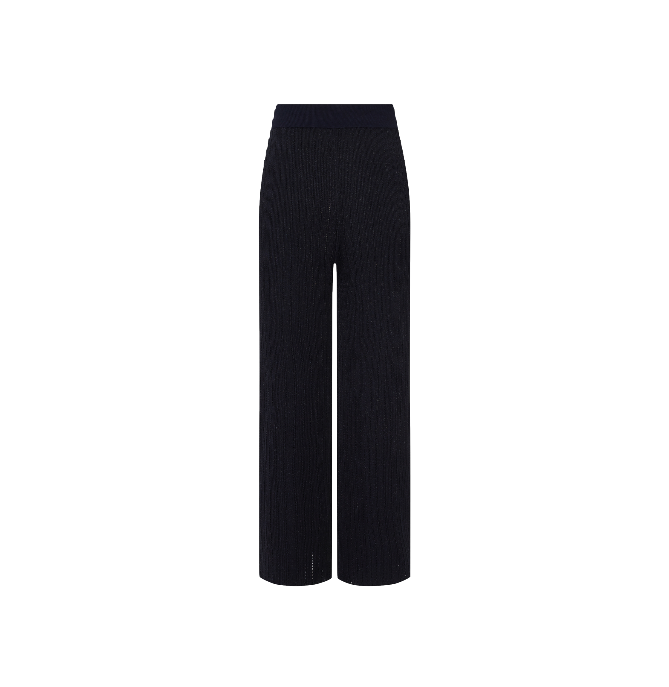 Crush Collection Metalic Jersey Pants In Blue