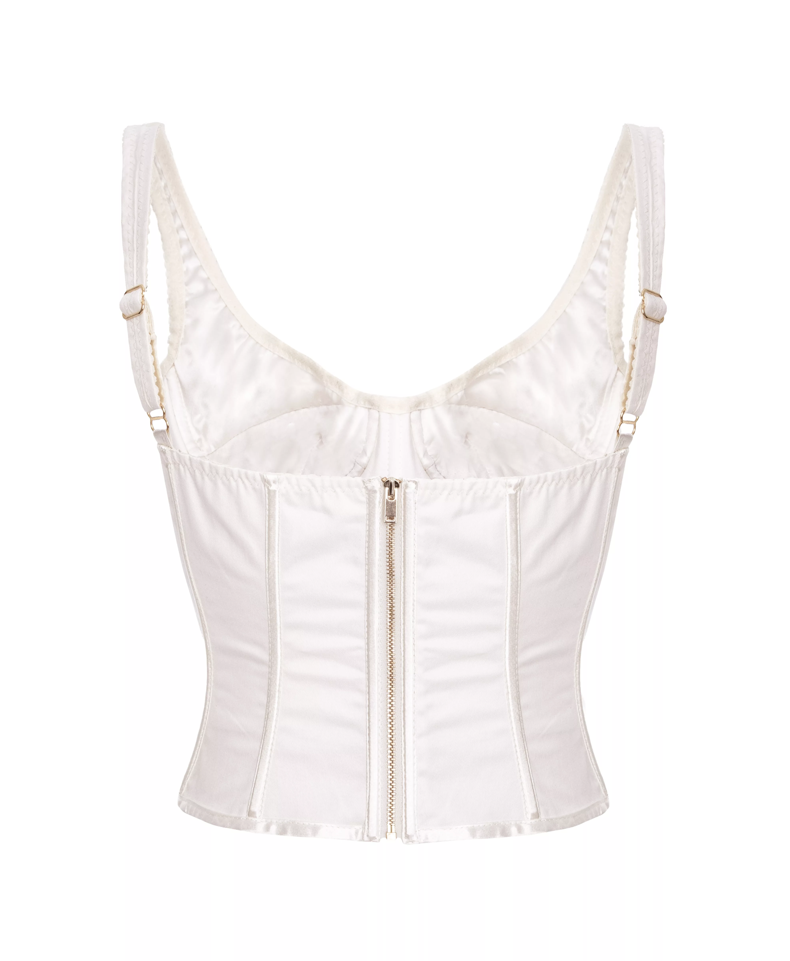 Mina Cotton Silk Bustier made by Aureliana