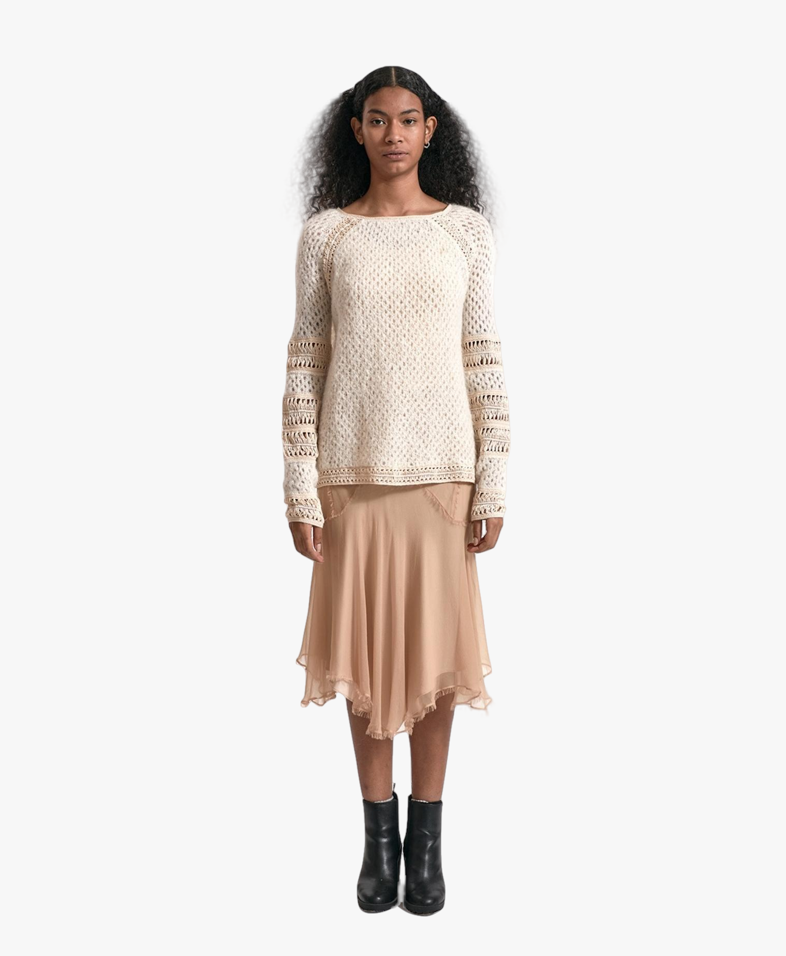 BONNIE Sweater in Beige made by AYNI