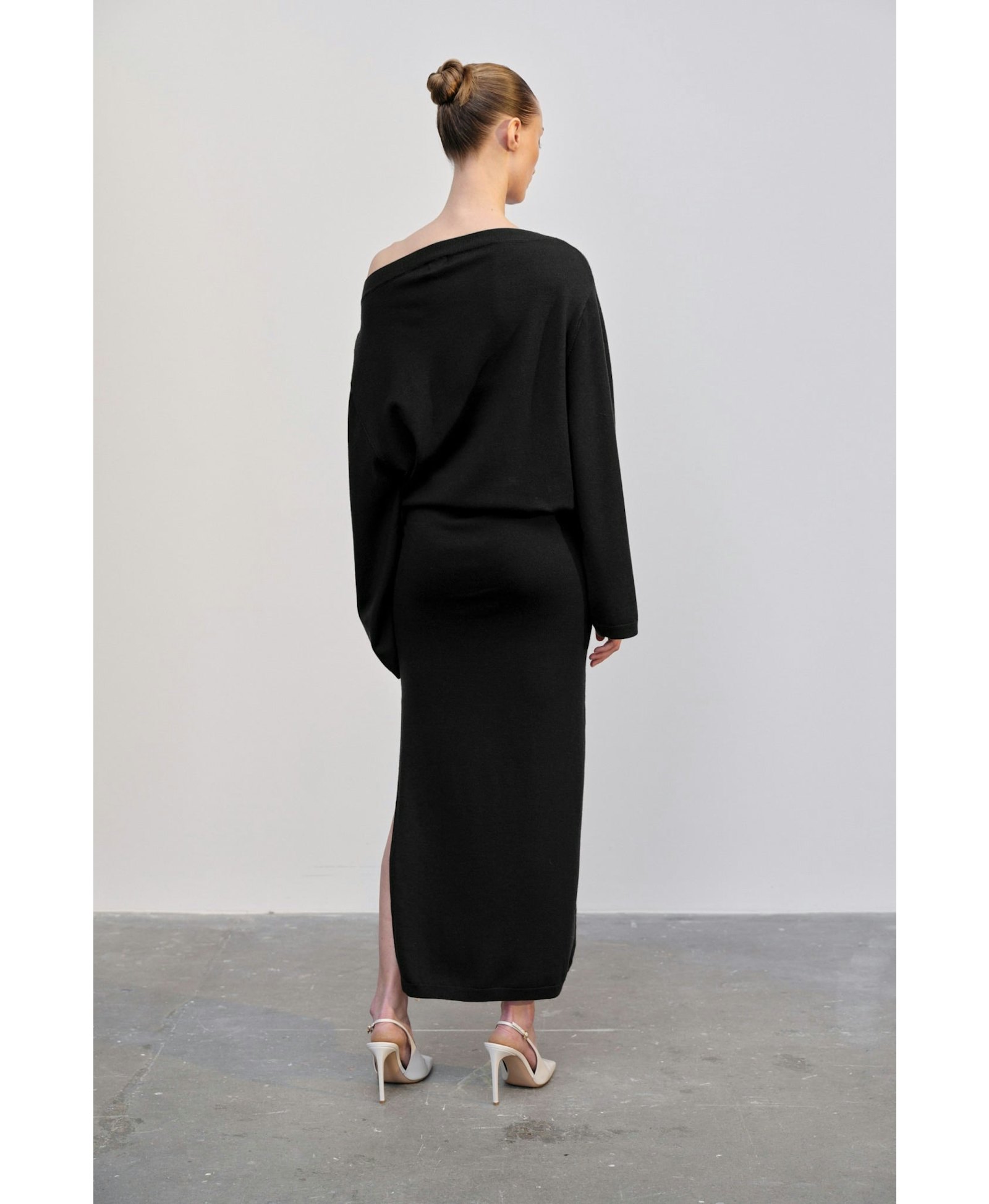 Isabella Knit Dress - Black made by HERSKIND
