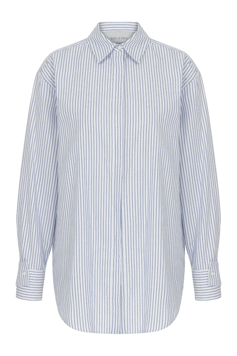 Nazli Ceren Saze Cuff Detailed Cotton Shirt