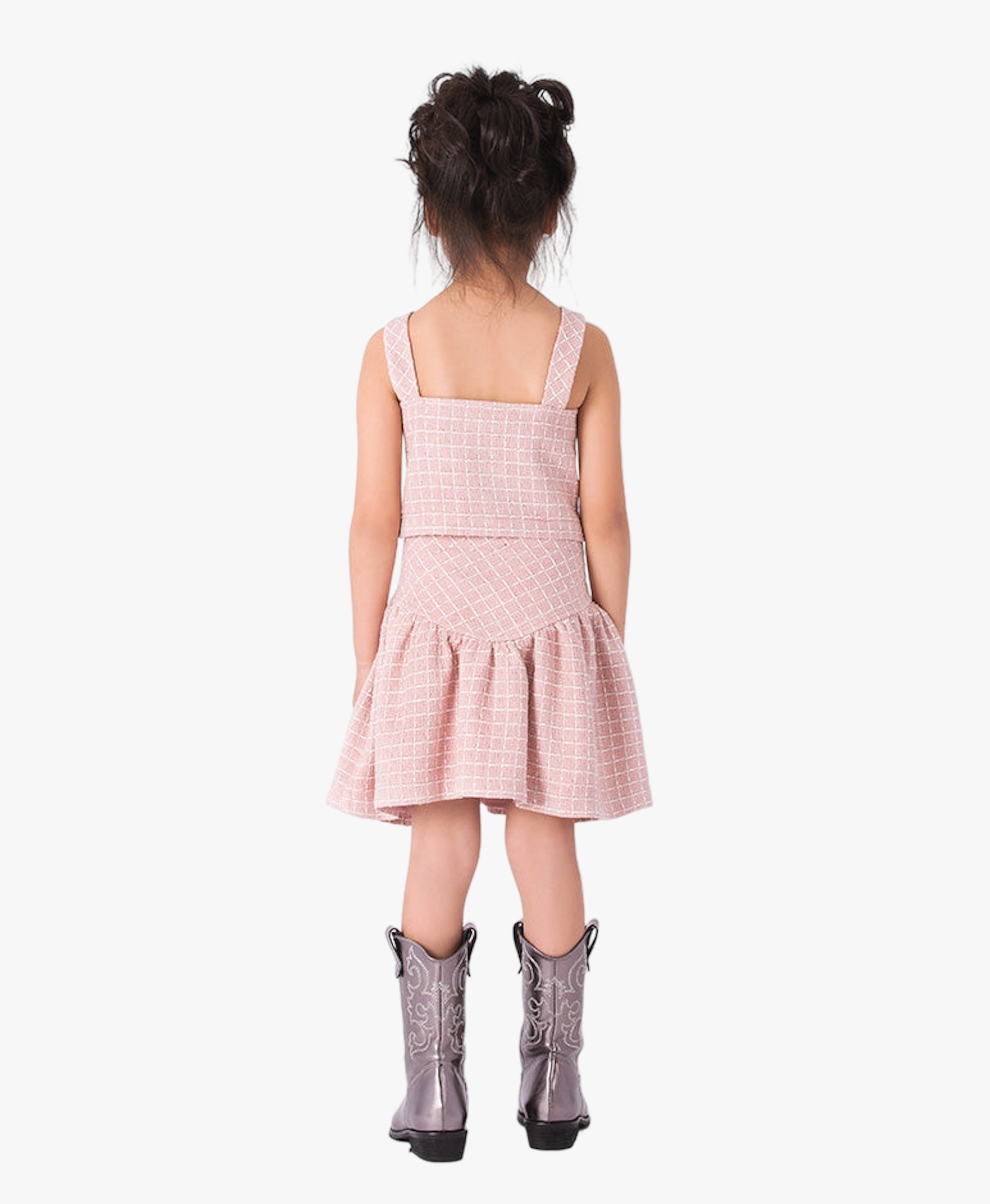 Bouclé Tweed Girls Outfit | 2 Pieces made by Mama Luma