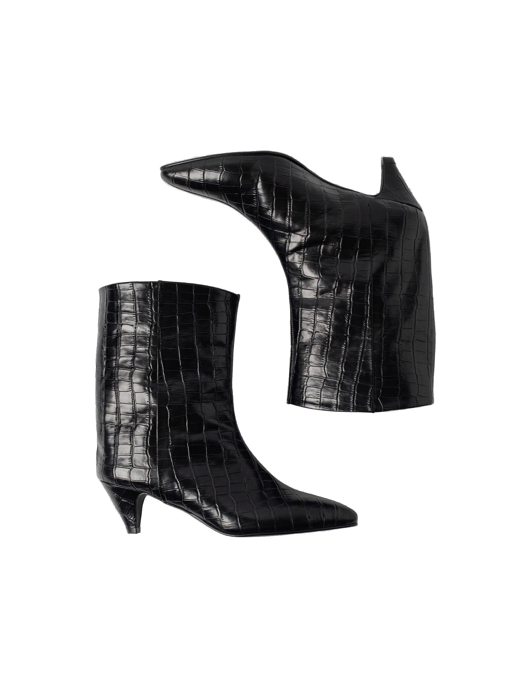 Shop Blankens The Vanessa Low Black Croc