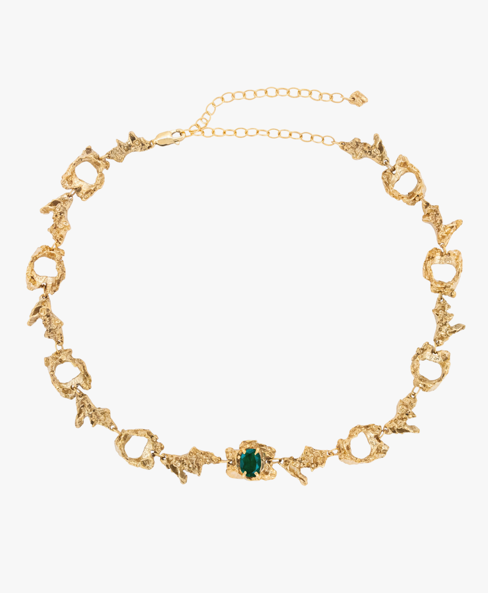 Eryngii Emerald Necklace made by Loveness Lee