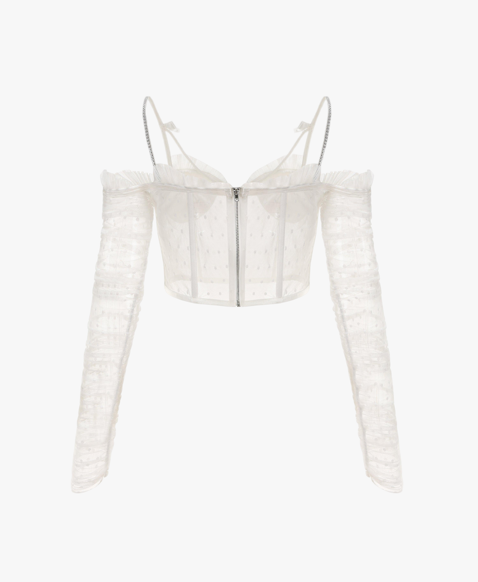 White Ariana Top (Final Sale) made by Nana Jacqueline