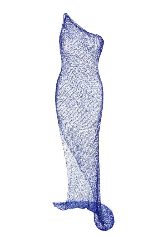 Nué Penelope Dress In Blue