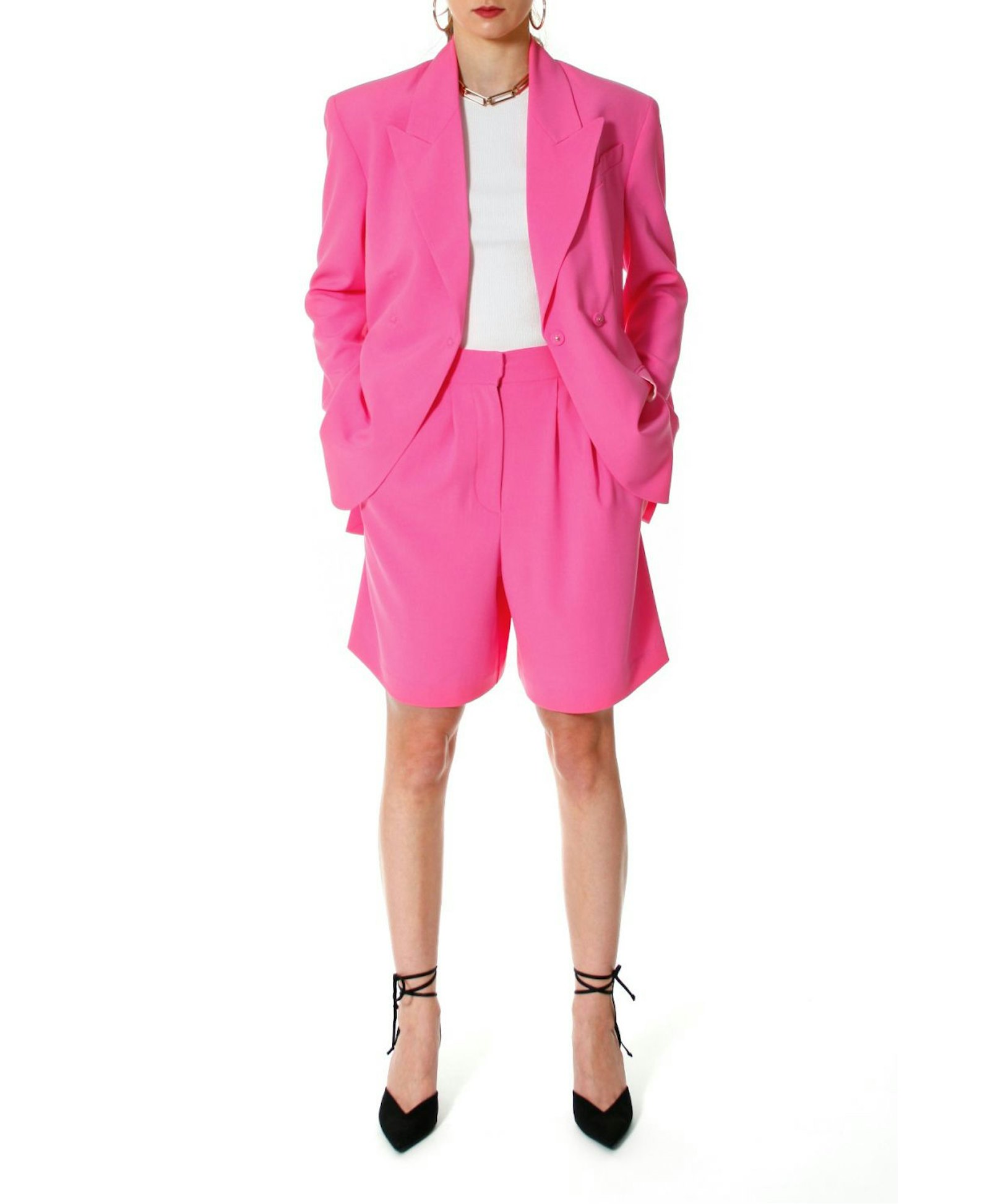 Shorts Billie Pink Carnation made by HALEWSKI