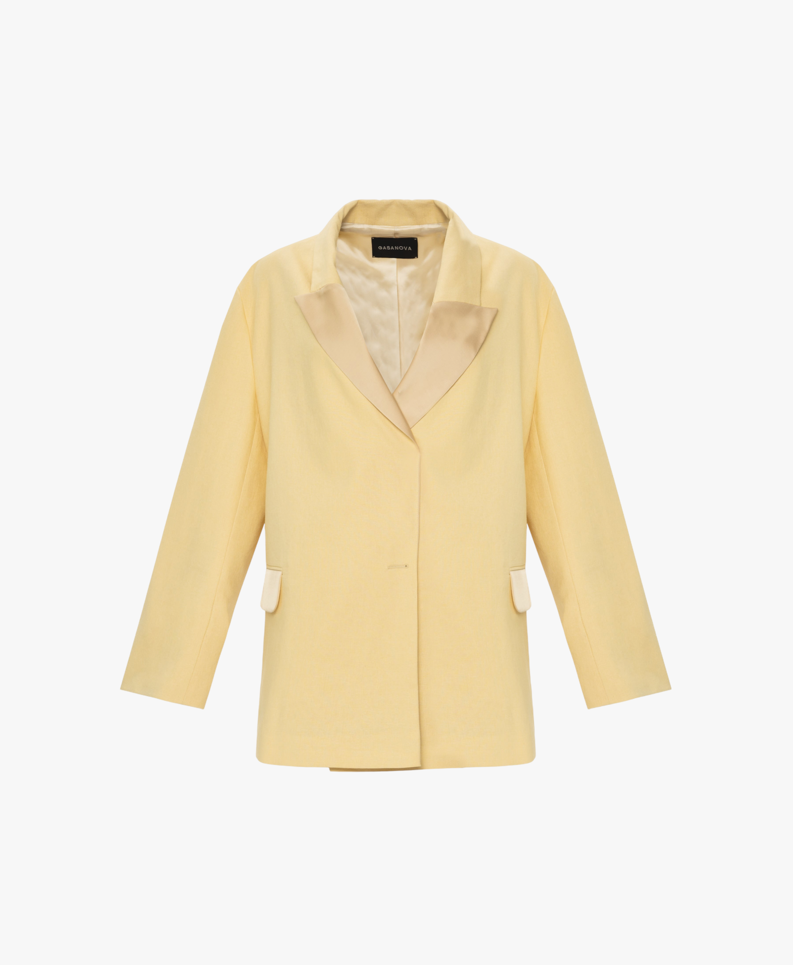 Blazer With Satin Lapels made by Gasanova