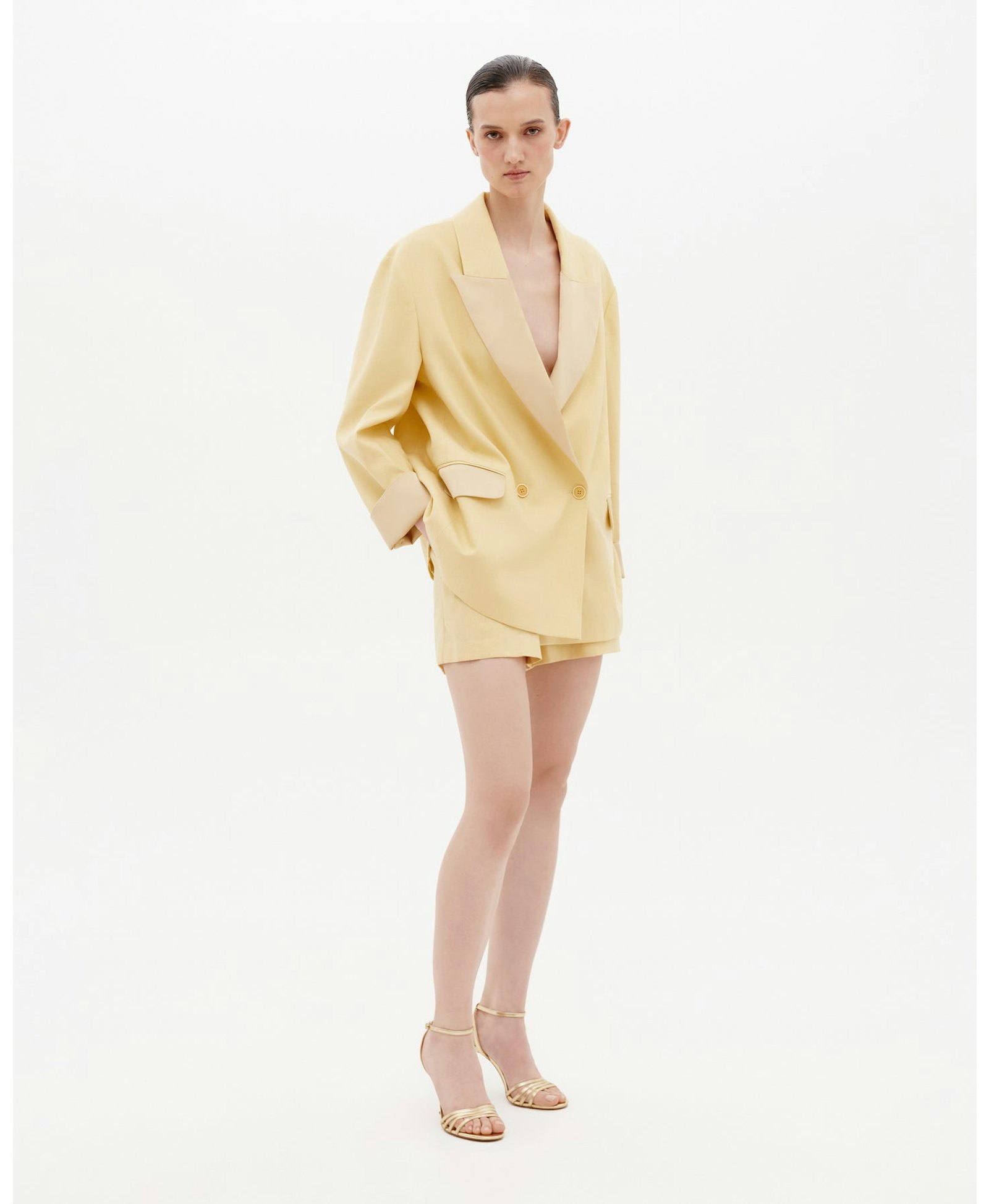 Blazer With Satin Lapels made by Gasanova
