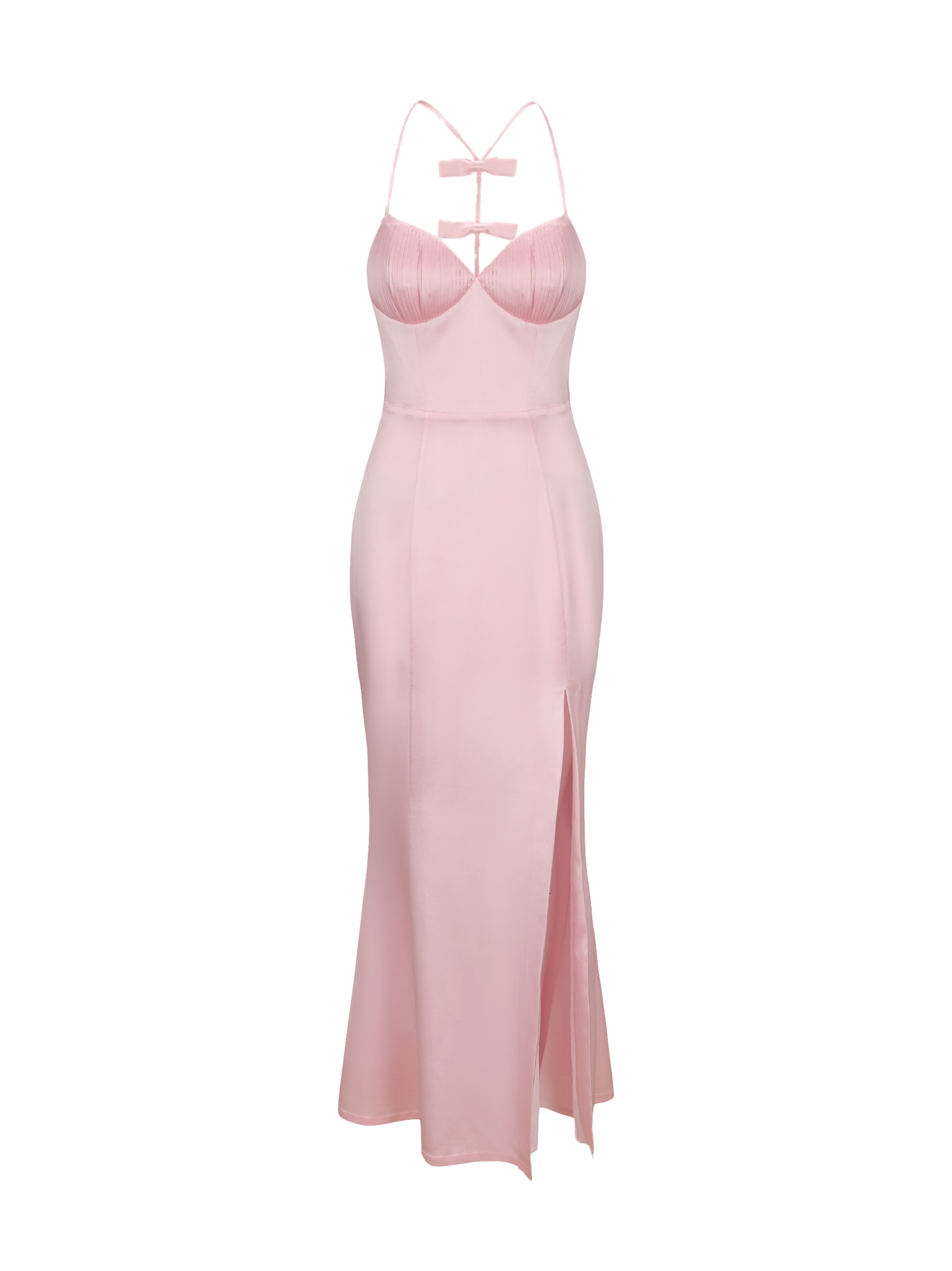 Angelique Bow Dress (Pink) (Final Sale)