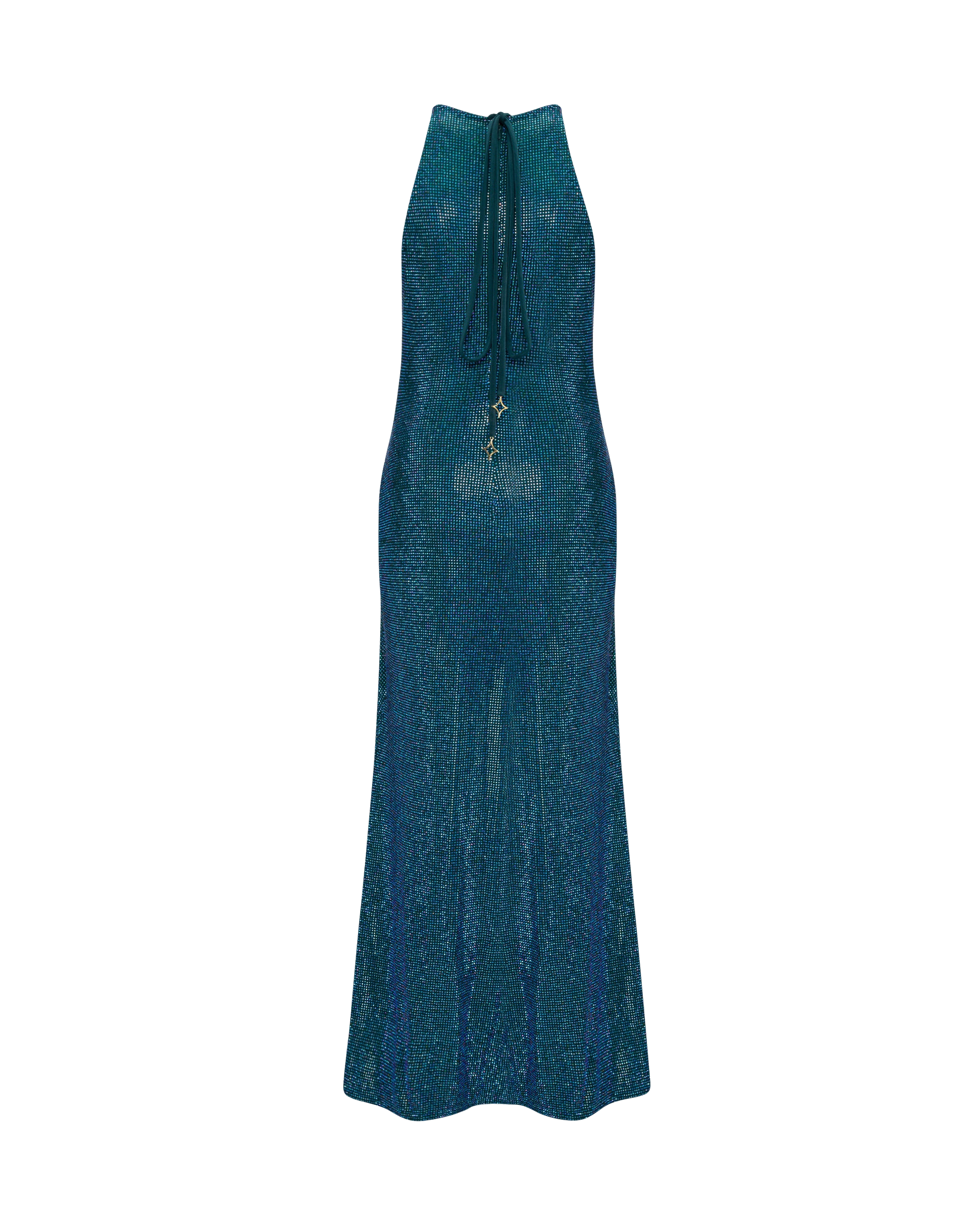 Shop Onori Crystal Maxi Dress In Purple