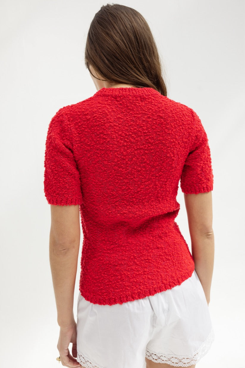 Shop Musier Paris Kawai Short Sleeve Sweater