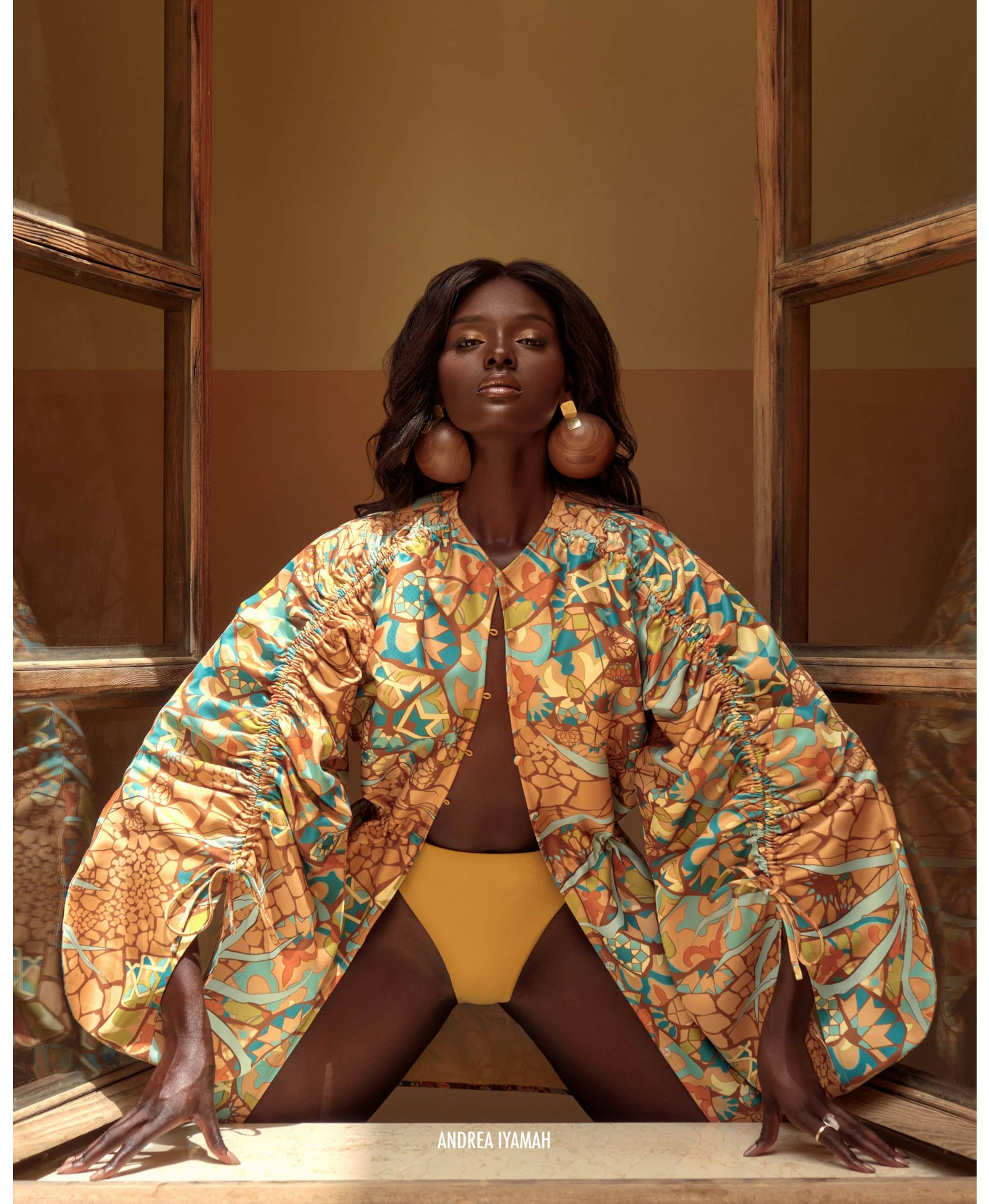 LIDA DRESS - ILIA II PRINT made by Andrea Iyamah