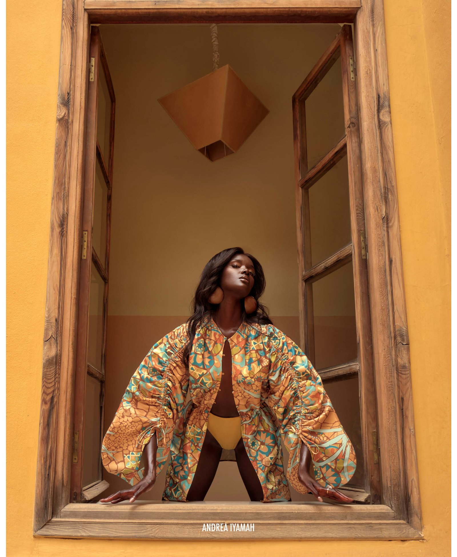 LIDA DRESS - ILIA II PRINT made by Andrea Iyamah