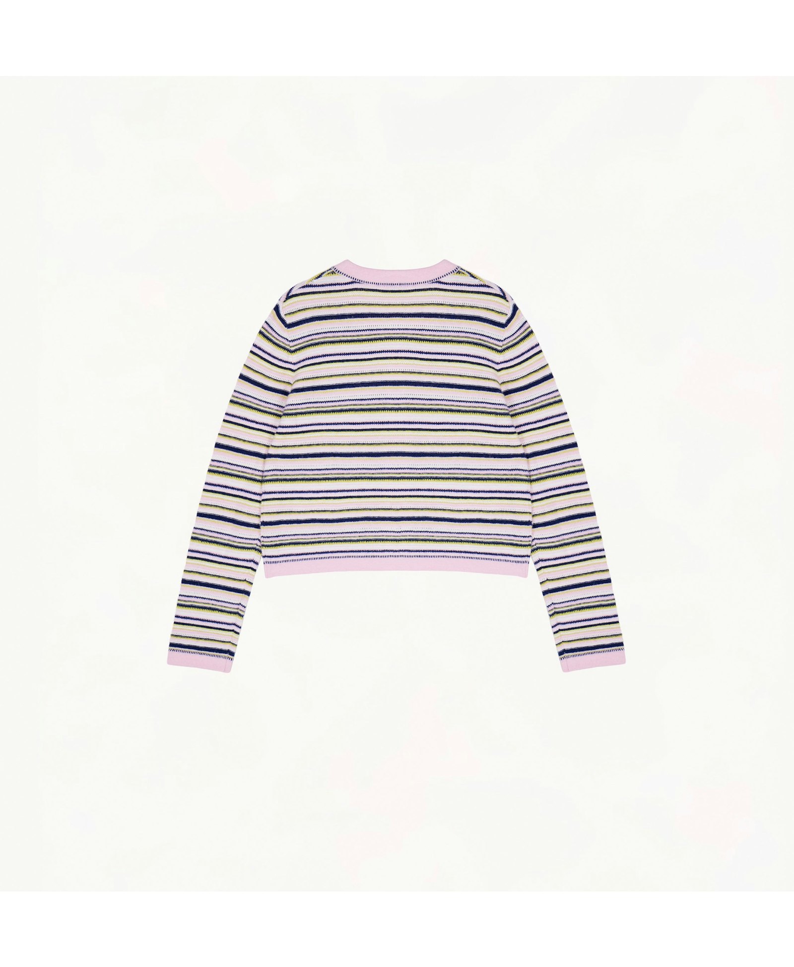 MULTICOLORED CREWNECK CARDIGAN made by CRUSH Collection