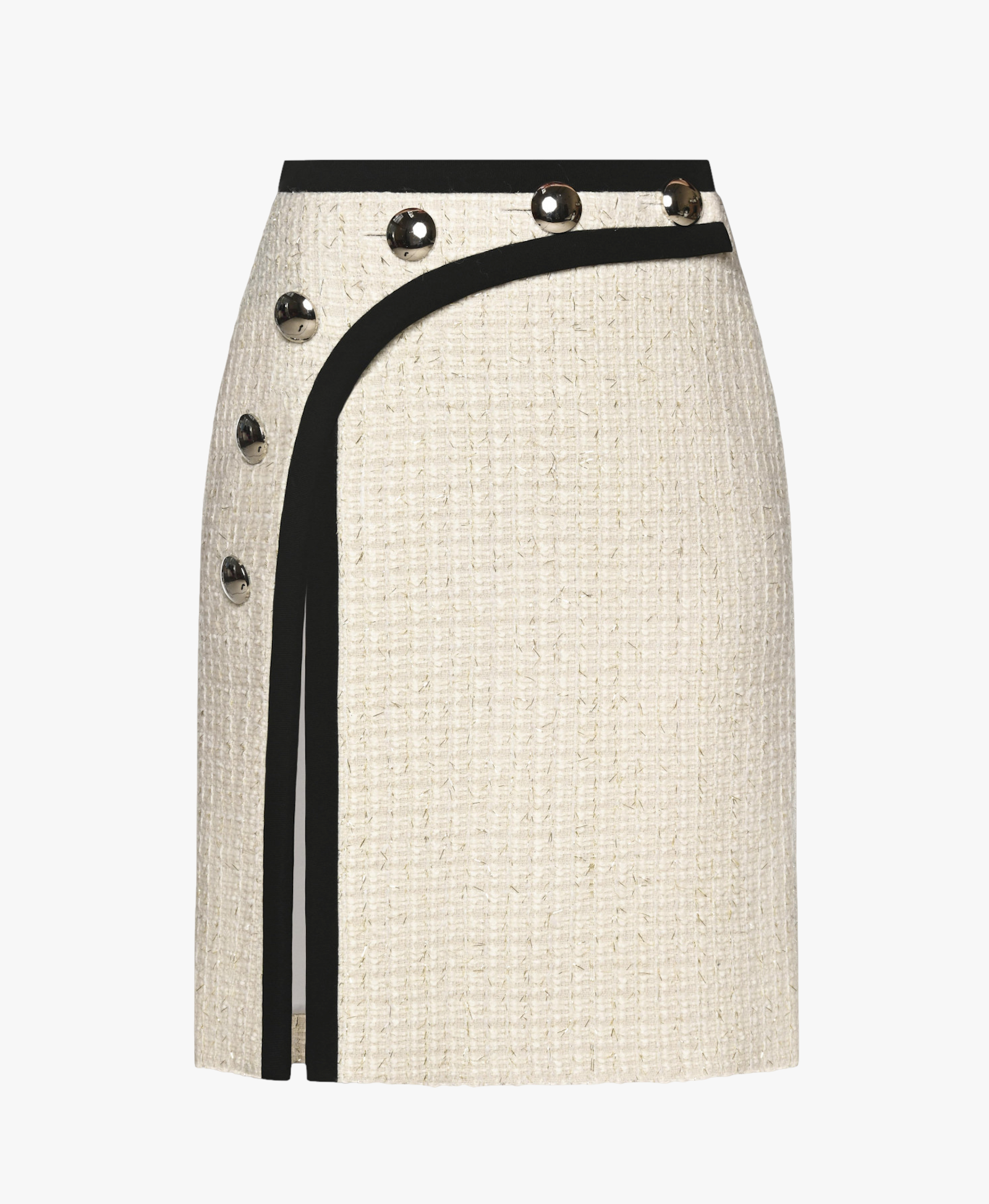 TWEED MIDI SKIRT made by KEBURIA