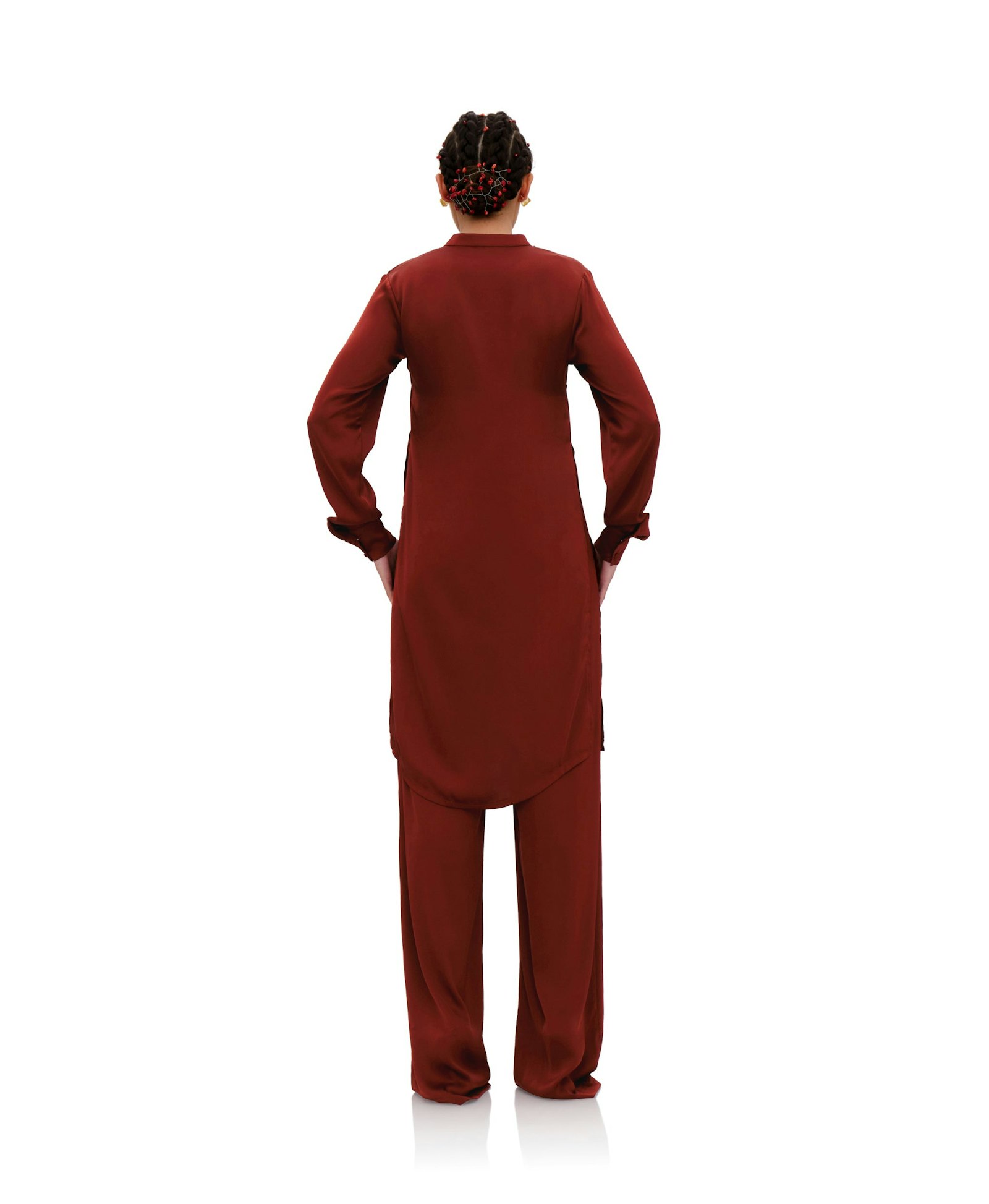 UCHI PANTS - CHOCOLATE made by Andrea Iyamah