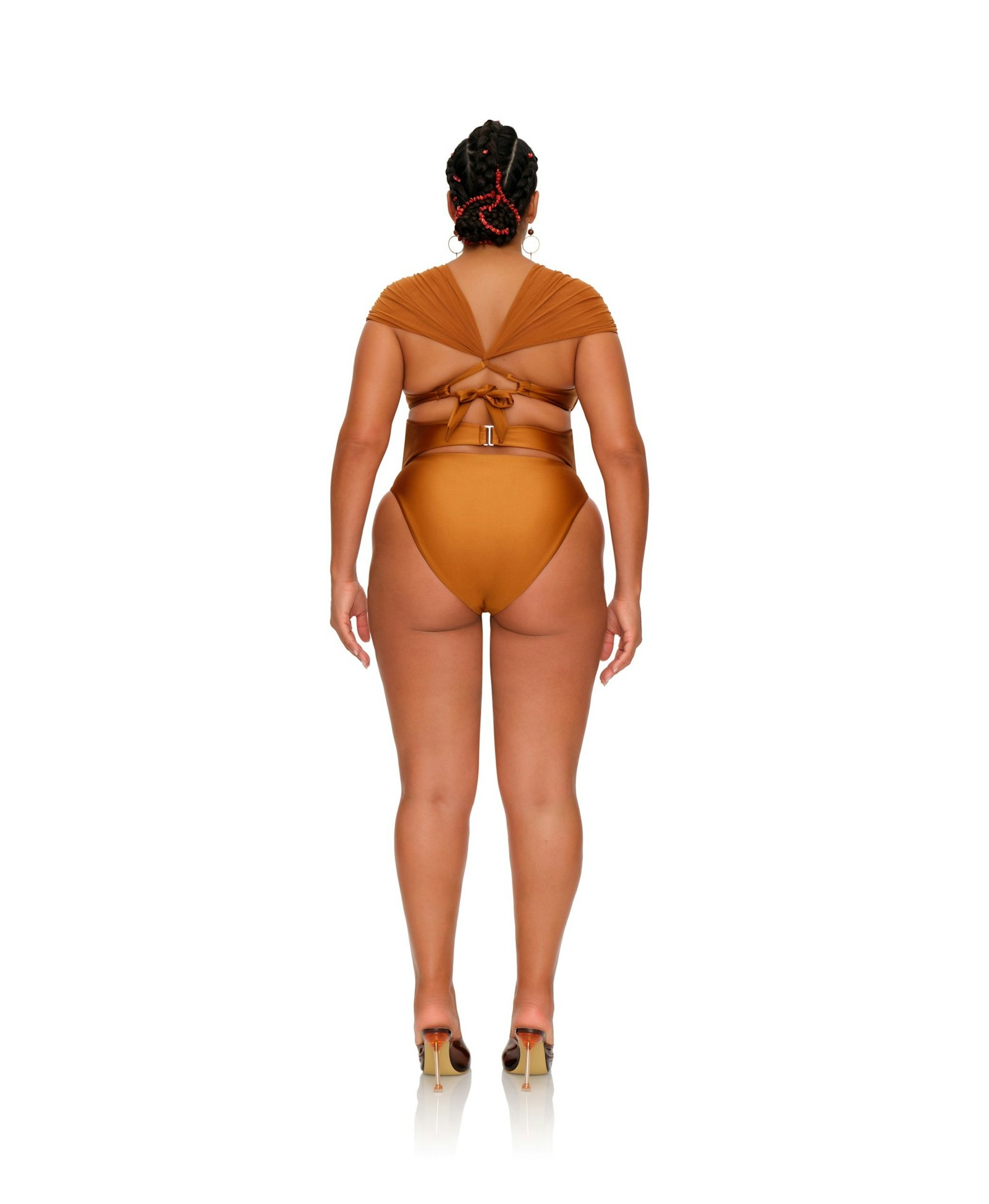 UBU BIKINI TOP - SAND made by Andrea Iyamah