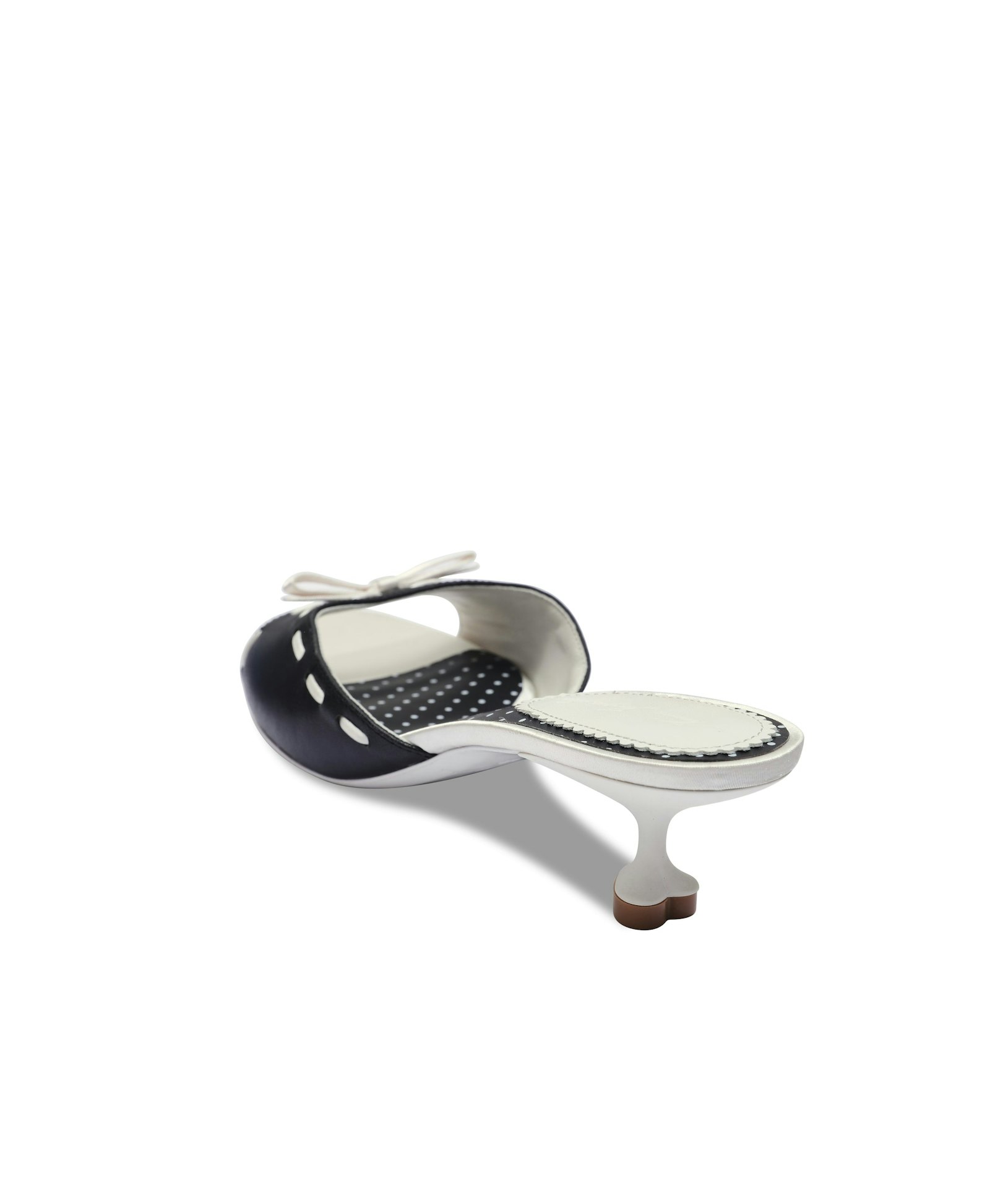 Paulina Bow Heels (Black) (Final Sale) in Black made by Nana Jacqueline