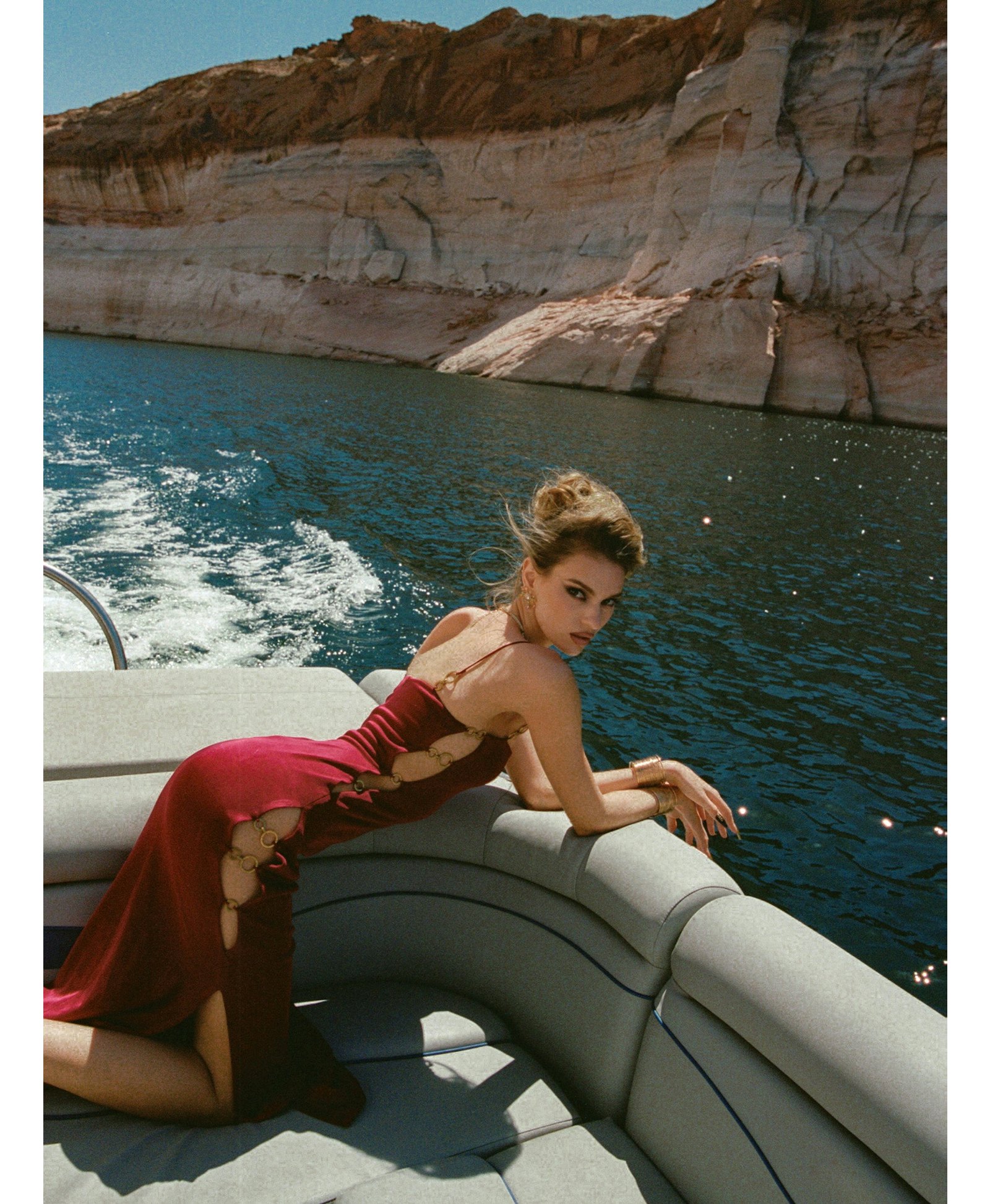 Adeline Dress (Red) in Red made by Nana Jacqueline