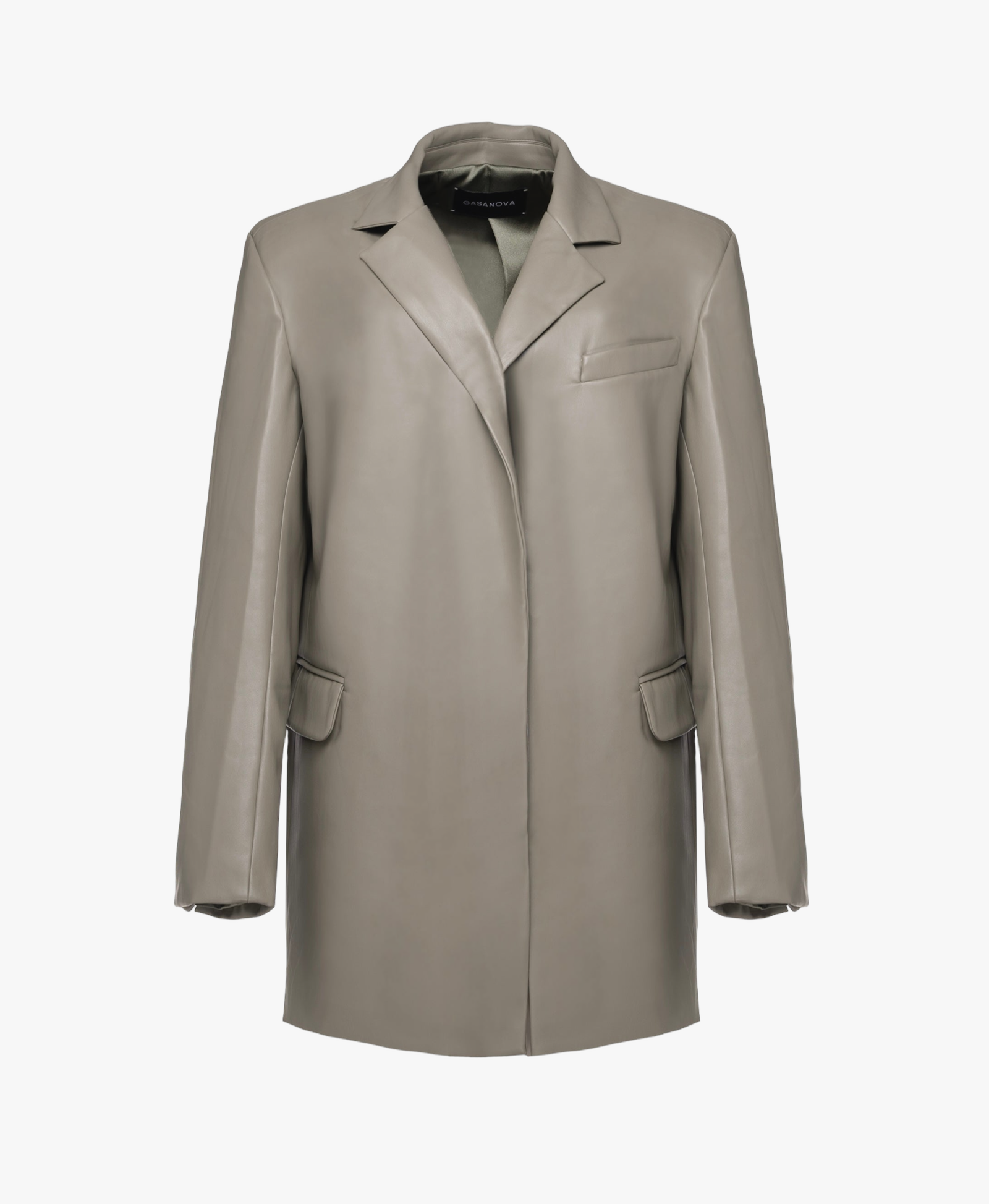 Elongated Jacket With Pointed Lapel made by Gasanova