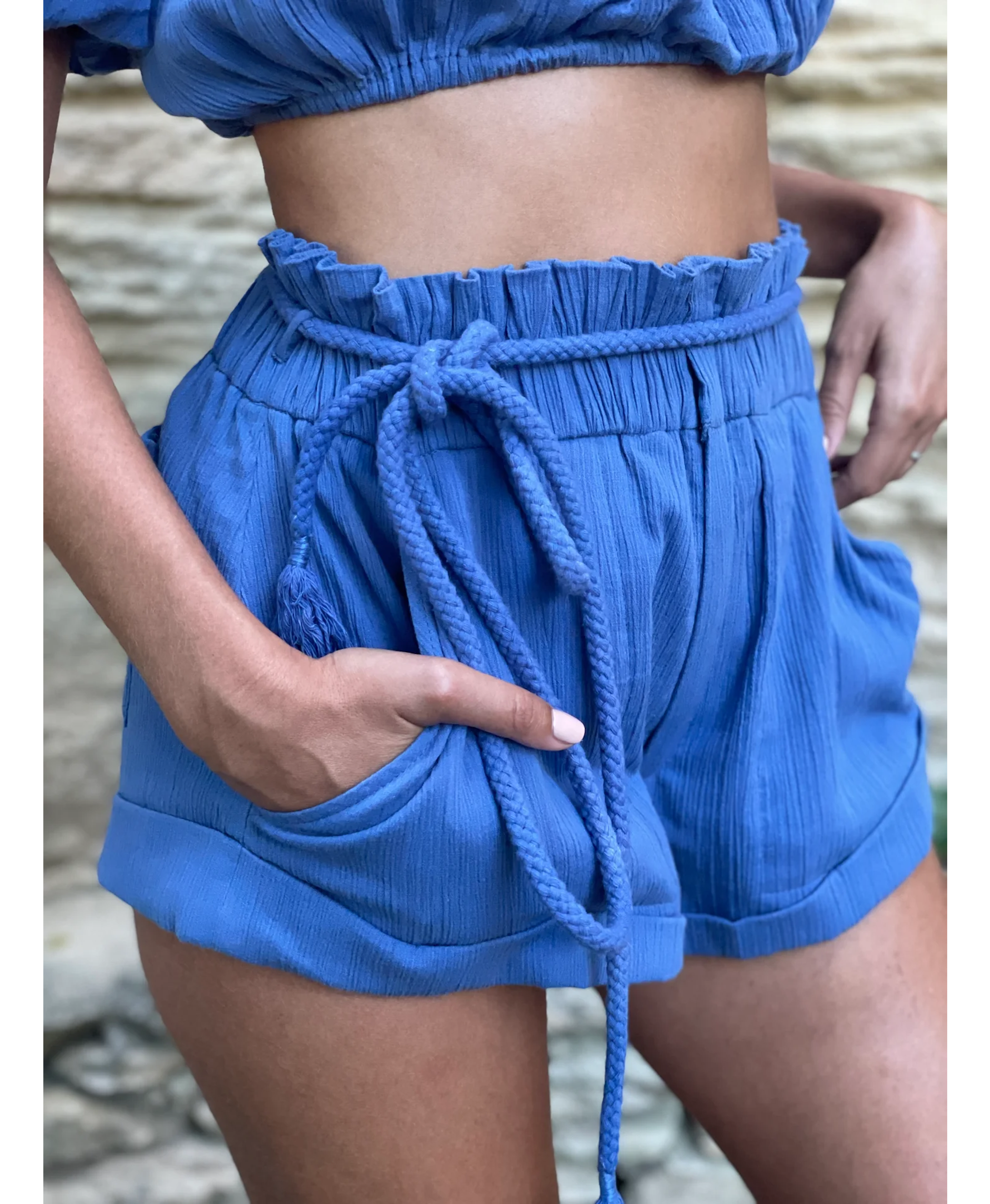 Blue online roxy shorts