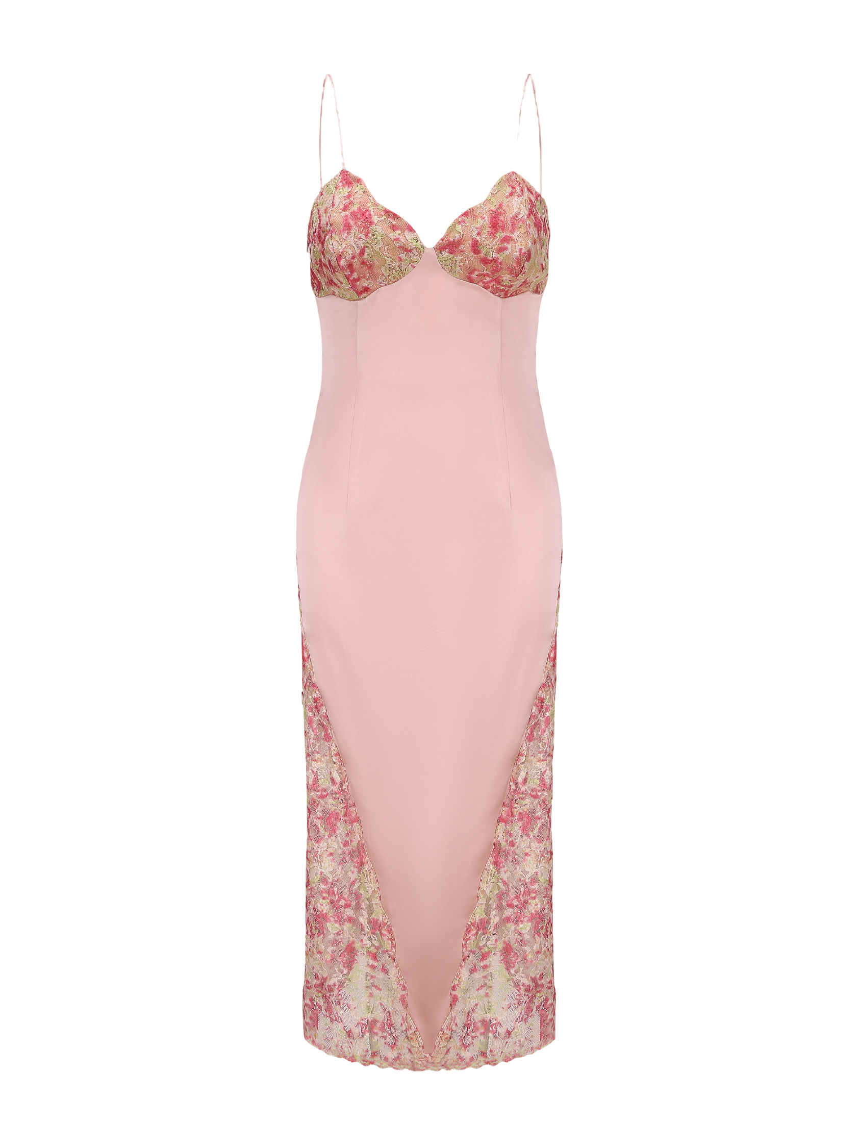 Shop Nana Jacqueline Eva Silk Dress (pink) (final Sale)