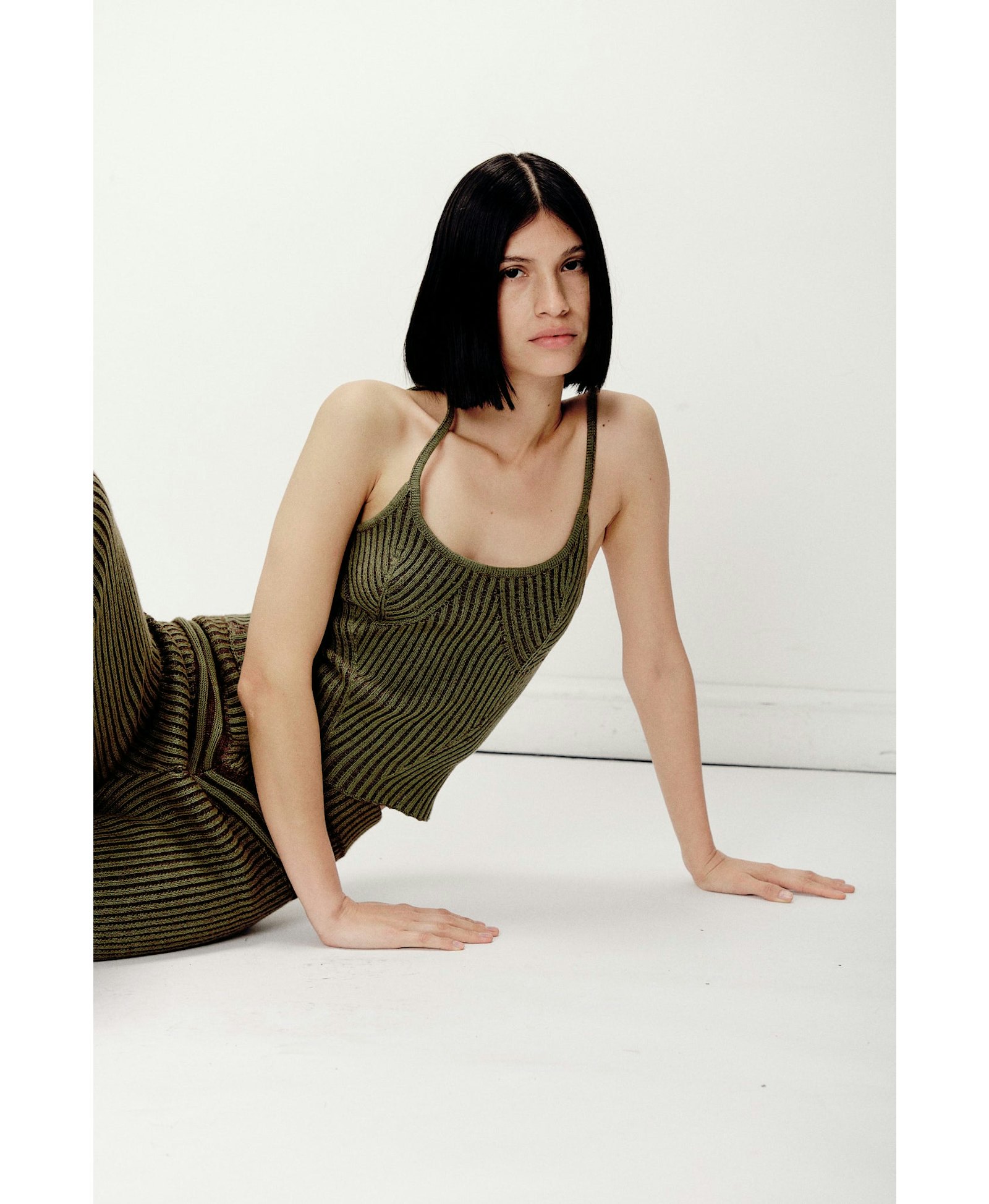 Corriente Top Green Brown made by Peregrina