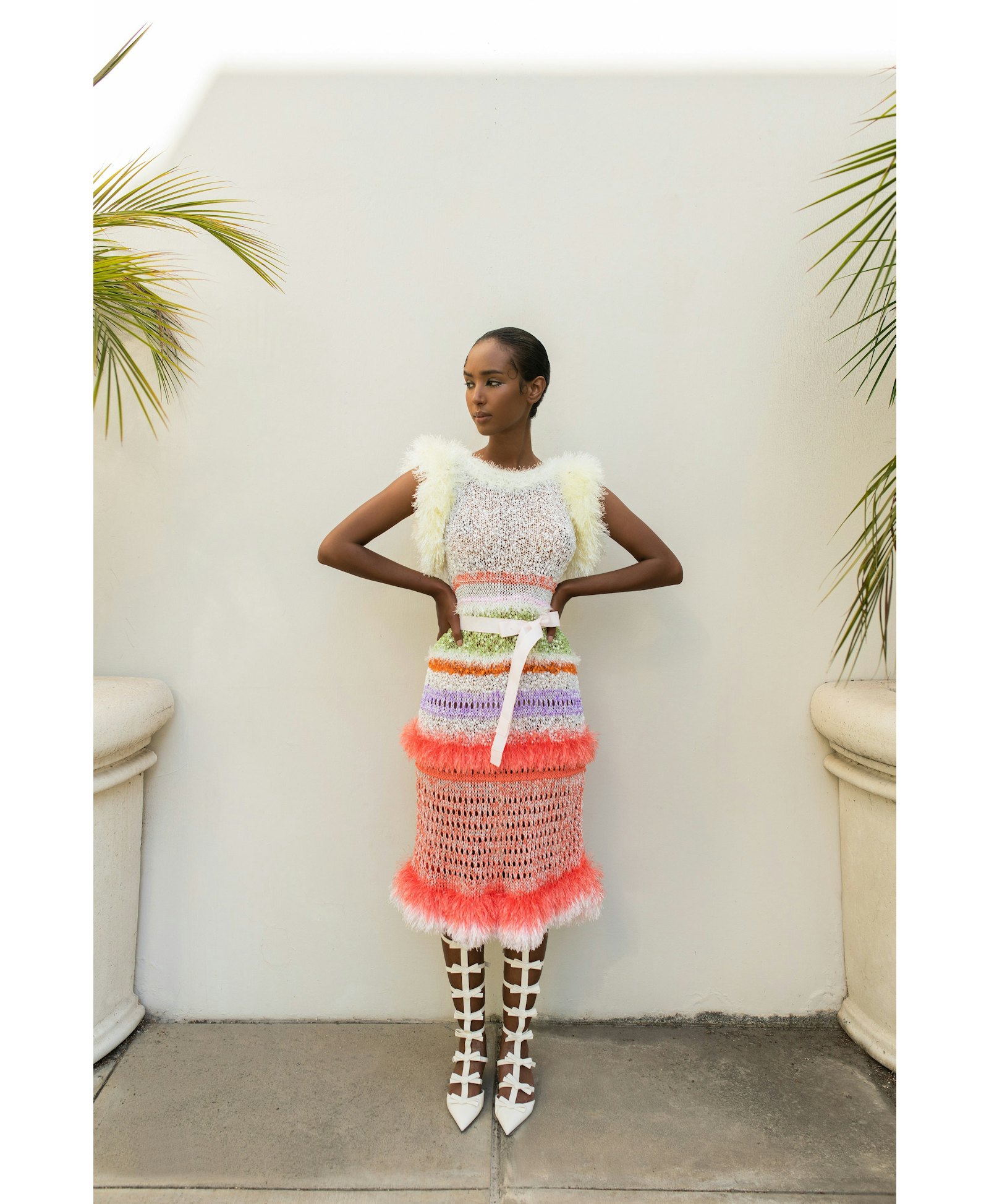 Merlyn Handmade Knit Dress made by ANDREEVA