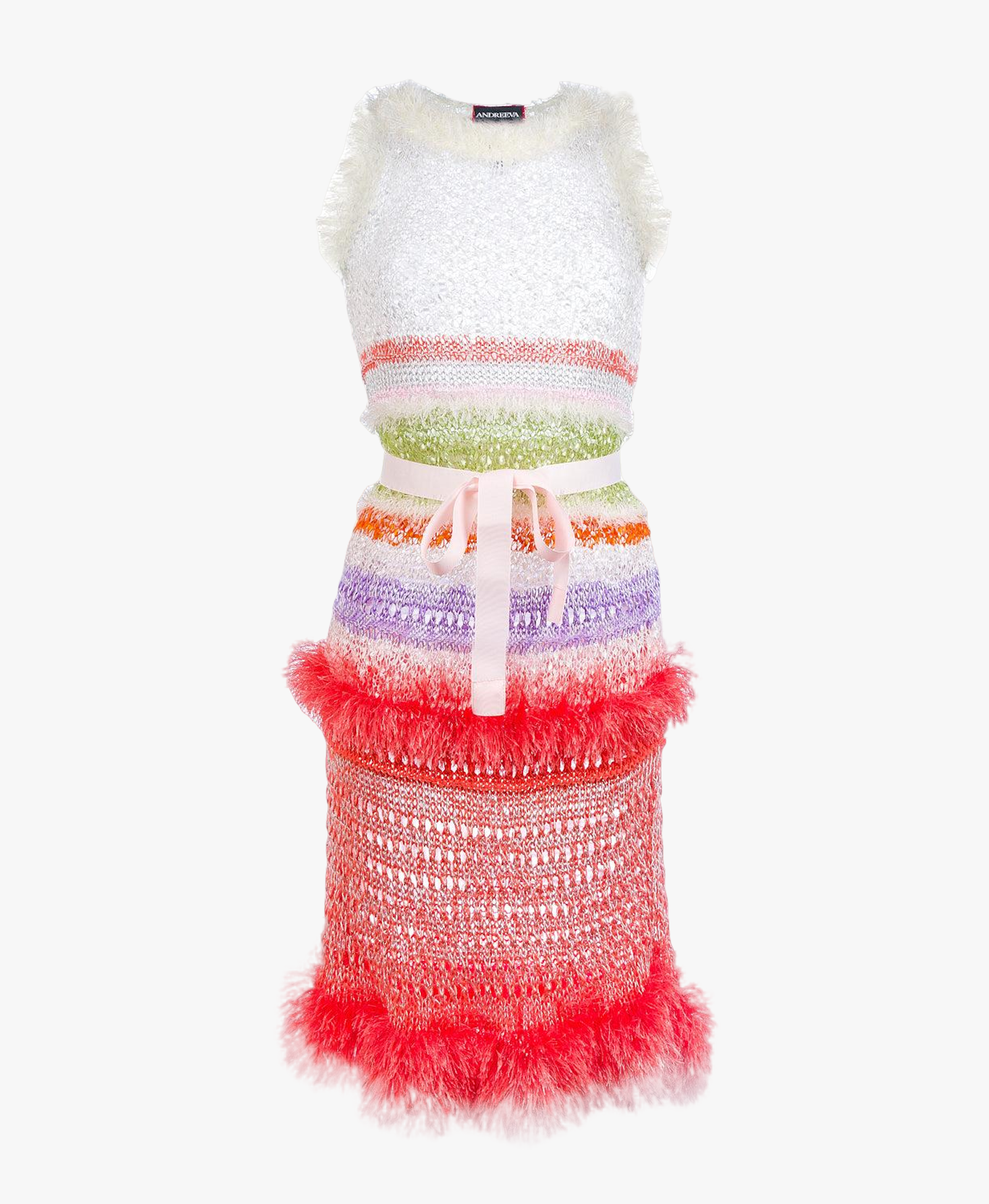 Merlyn Handmade Knit Dress made by ANDREEVA