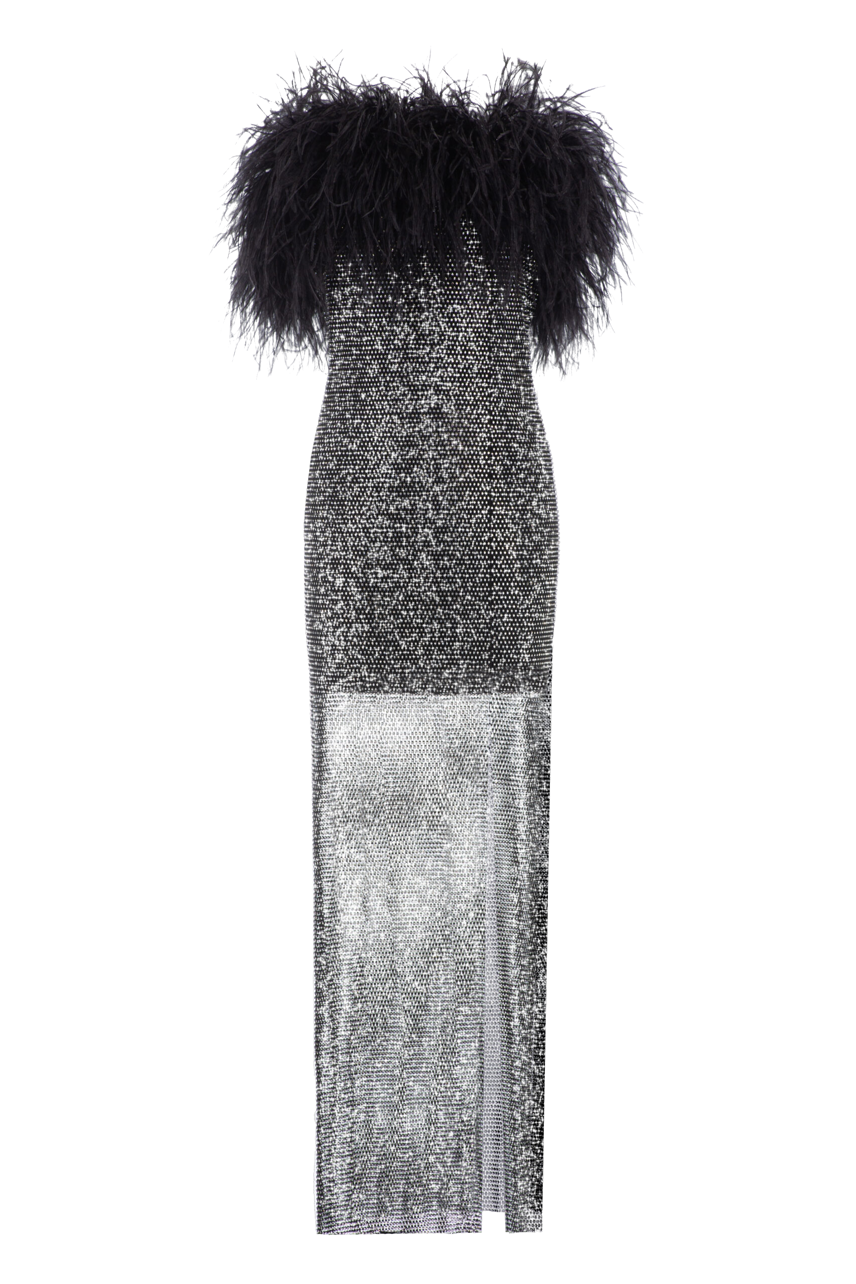 Shop Santa Brands Dress W/feathers Black