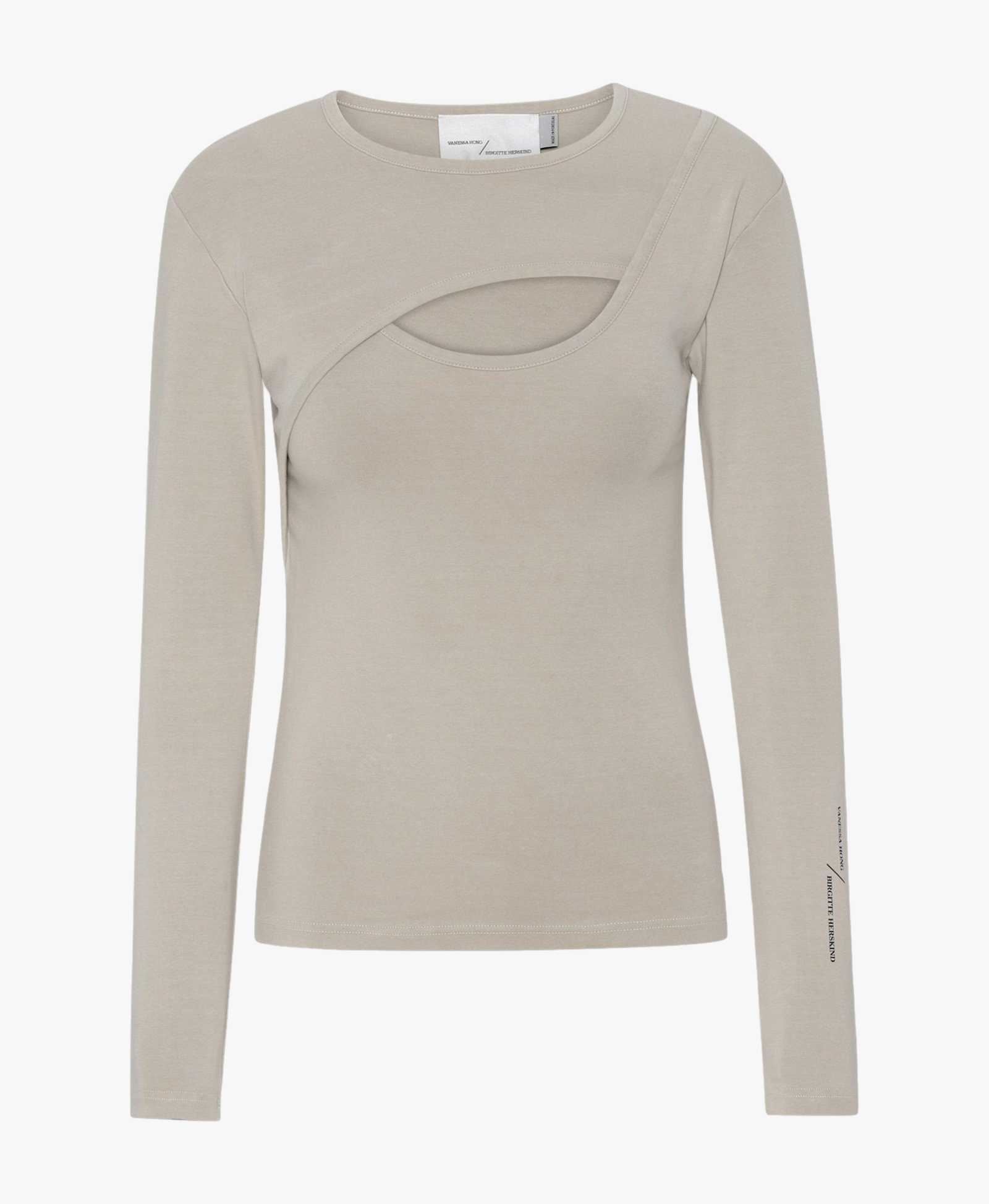 Just Blouse - Coffee in Beige made by HERSKIND