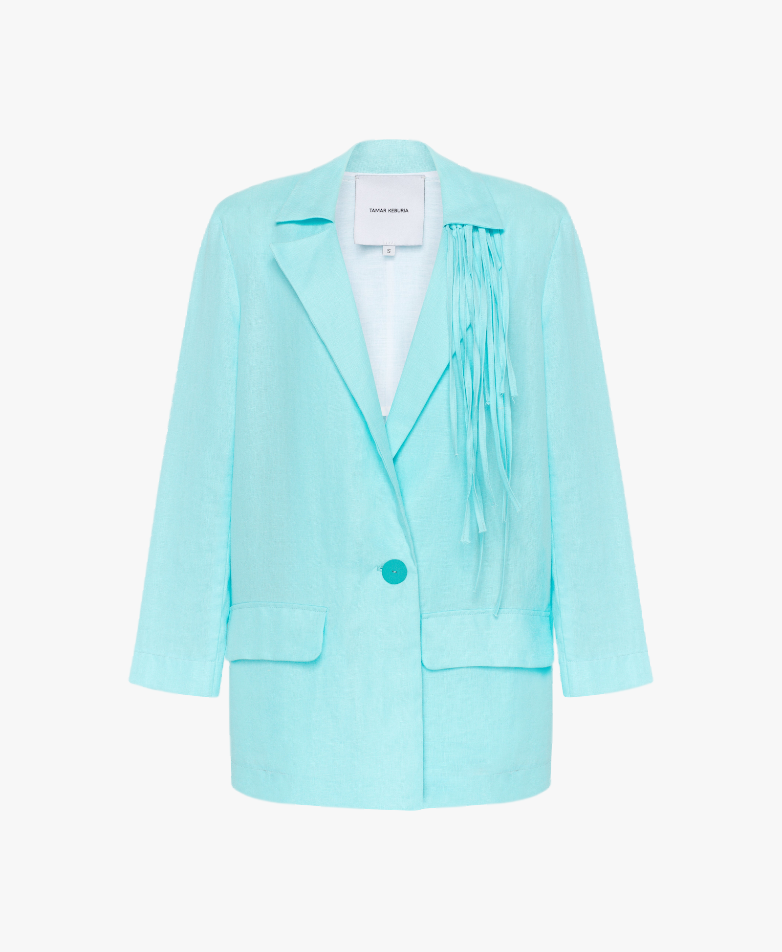 Single-breasted oversized Blazer made by Tamar Keburia