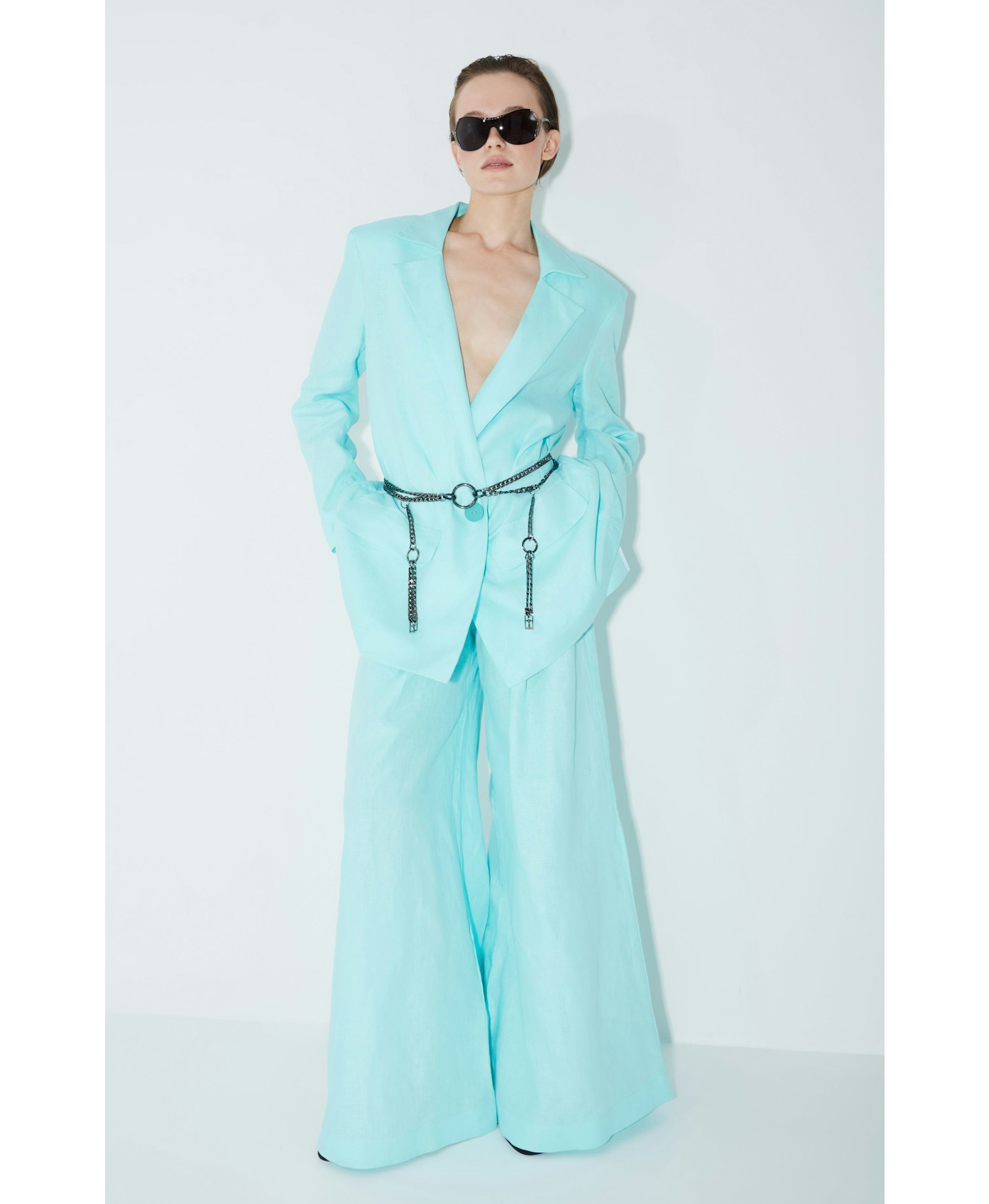 Single-breasted oversized Blazer made by Tamar Keburia