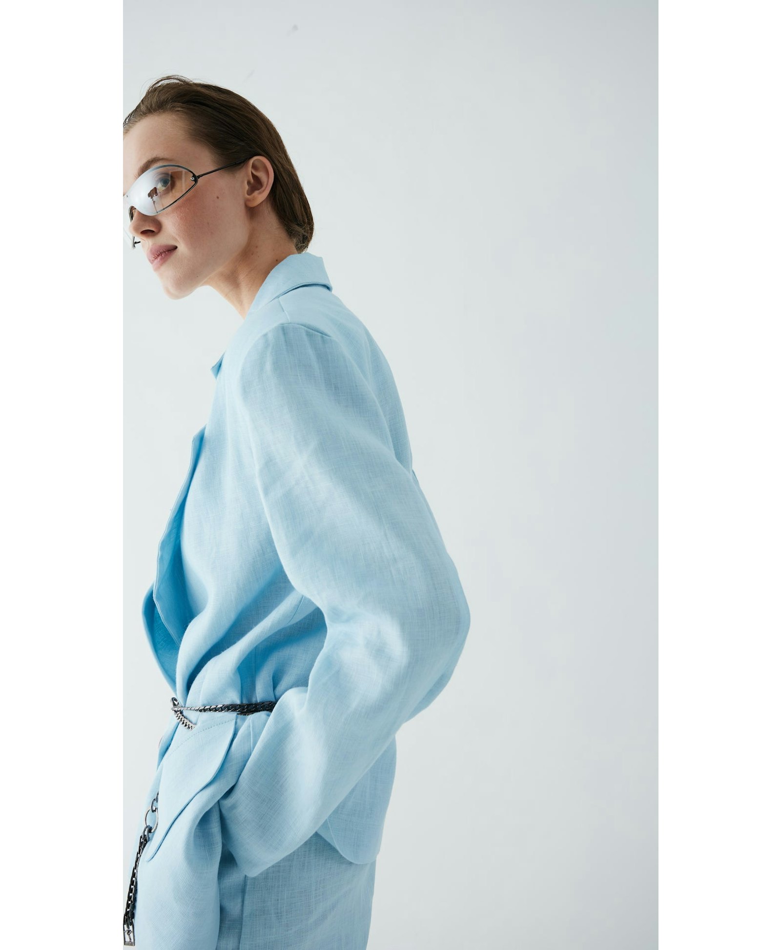 Single-breasted oversized Blazer made by Tamar Keburia