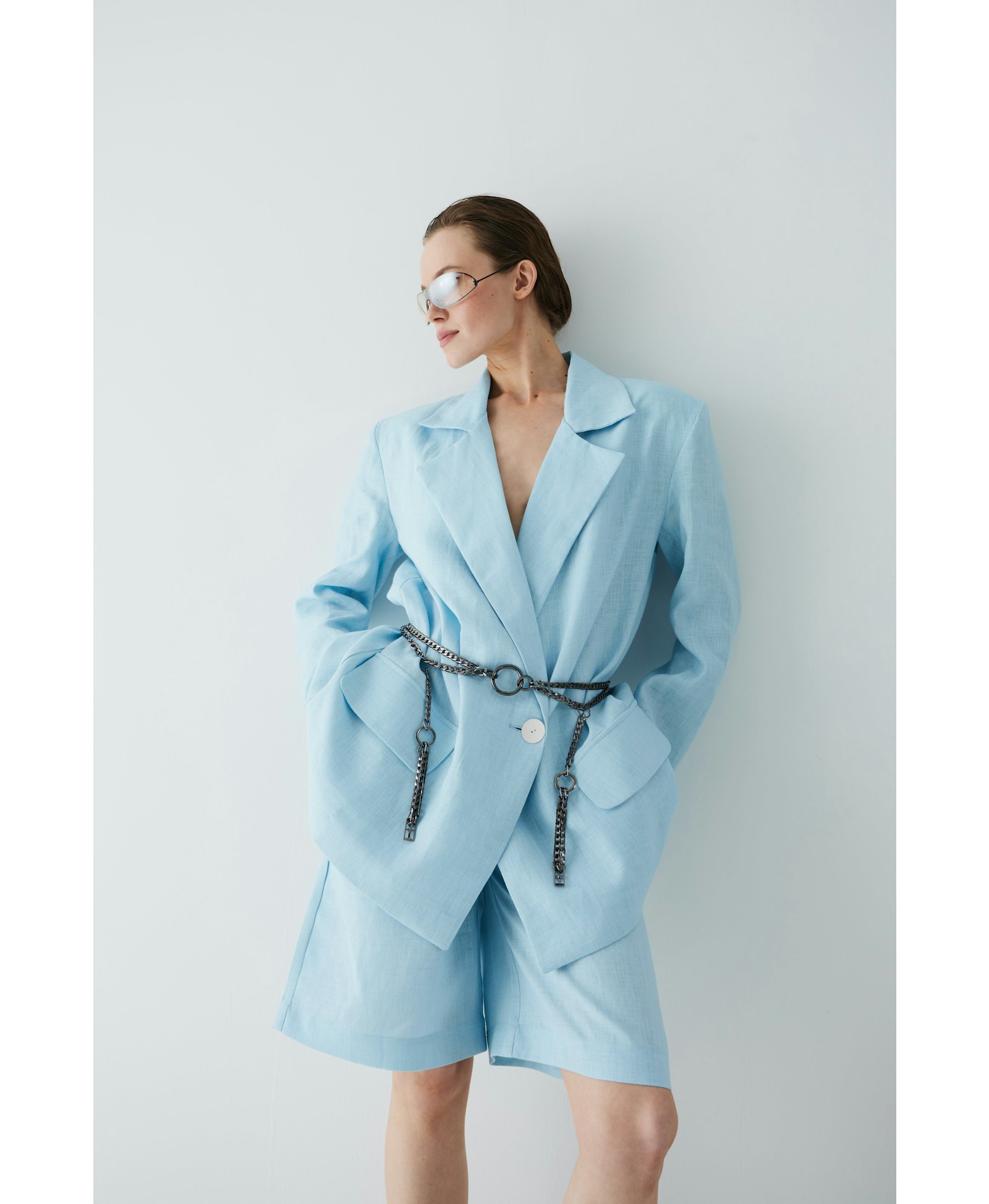 Single-breasted oversized Blazer made by Tamar Keburia