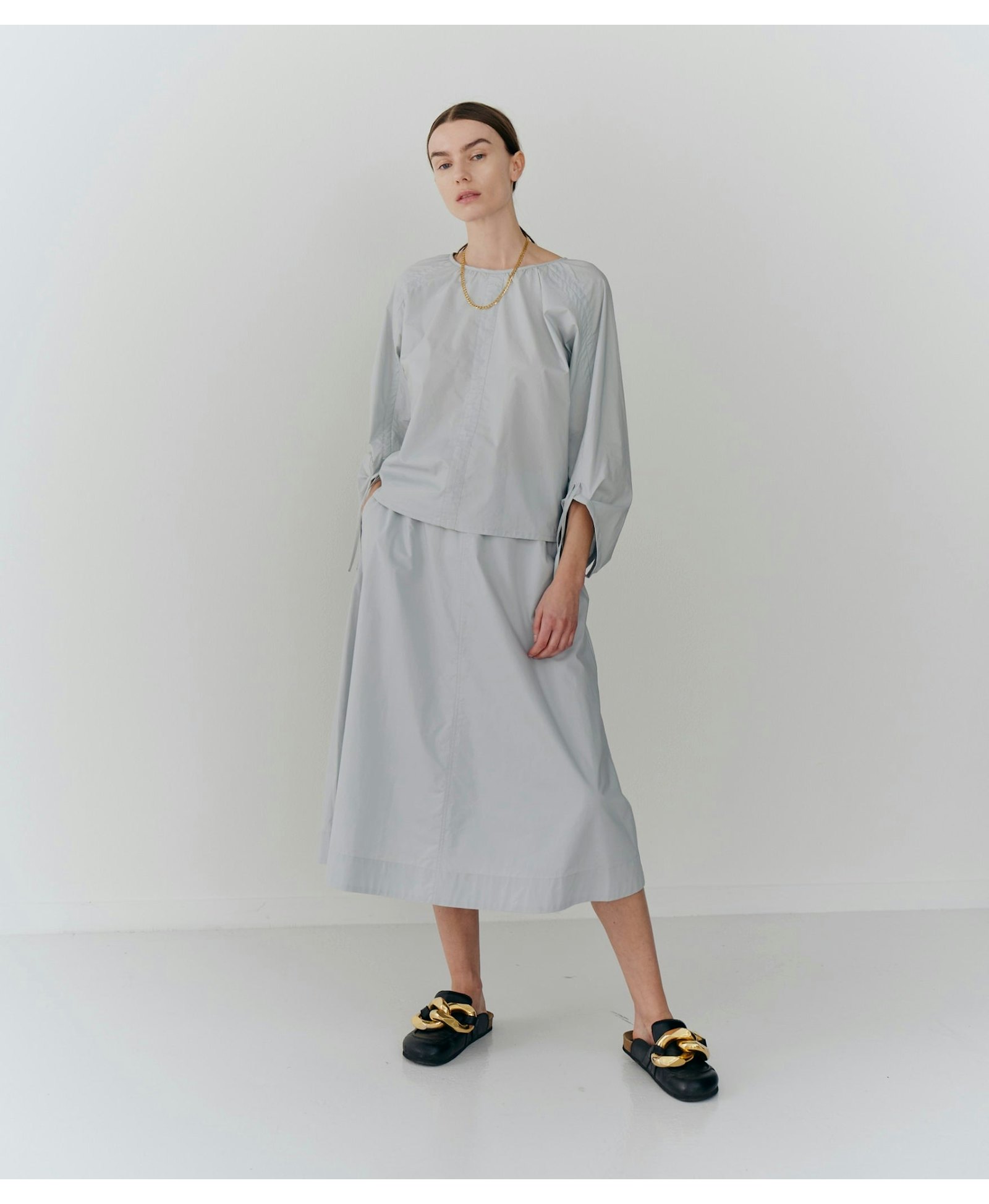 Berna Skirt - Dust Blue made by HERSKIND