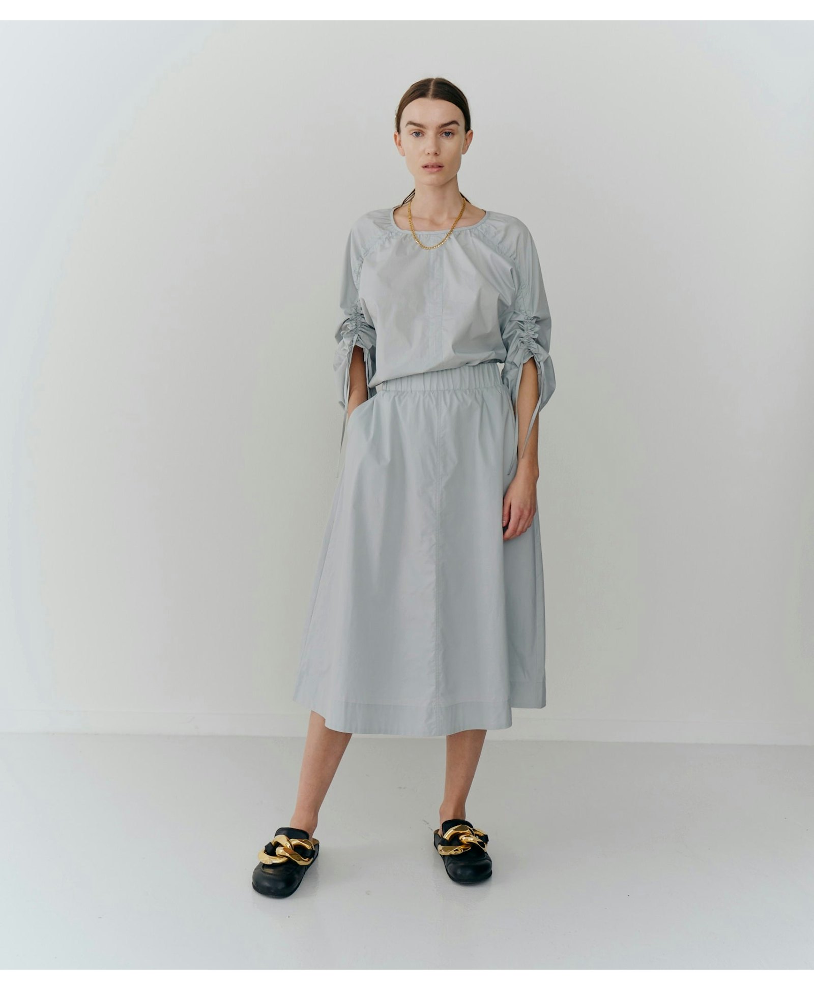 Berna Skirt - Dust Blue made by HERSKIND