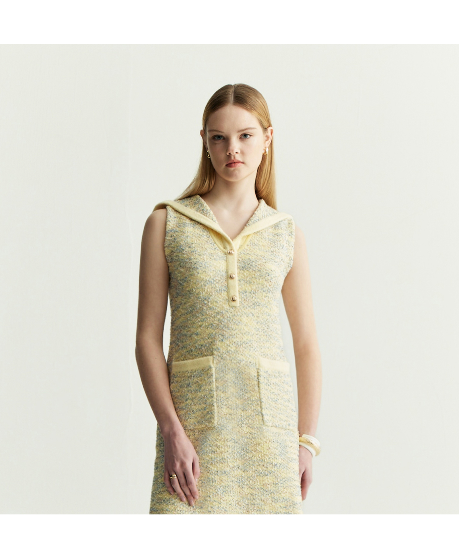 FANCY BOUCLÉ SAILOR DRESS made by CRUSH Collection