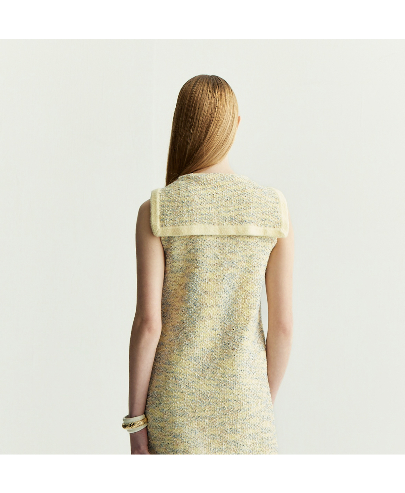 FANCY BOUCLÉ SAILOR DRESS made by CRUSH Collection