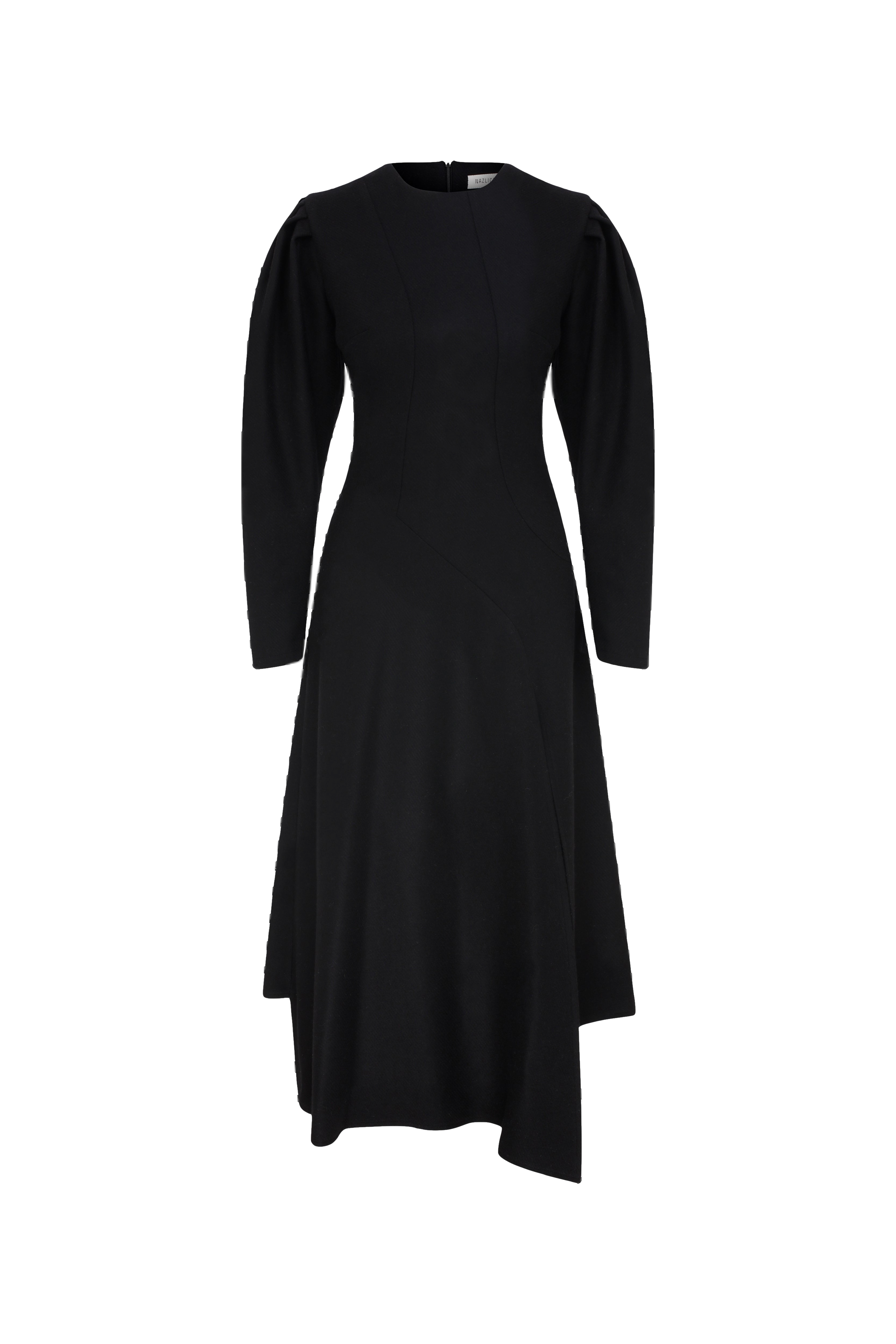 Nazli Ceren Bitte Midi Dress In Black