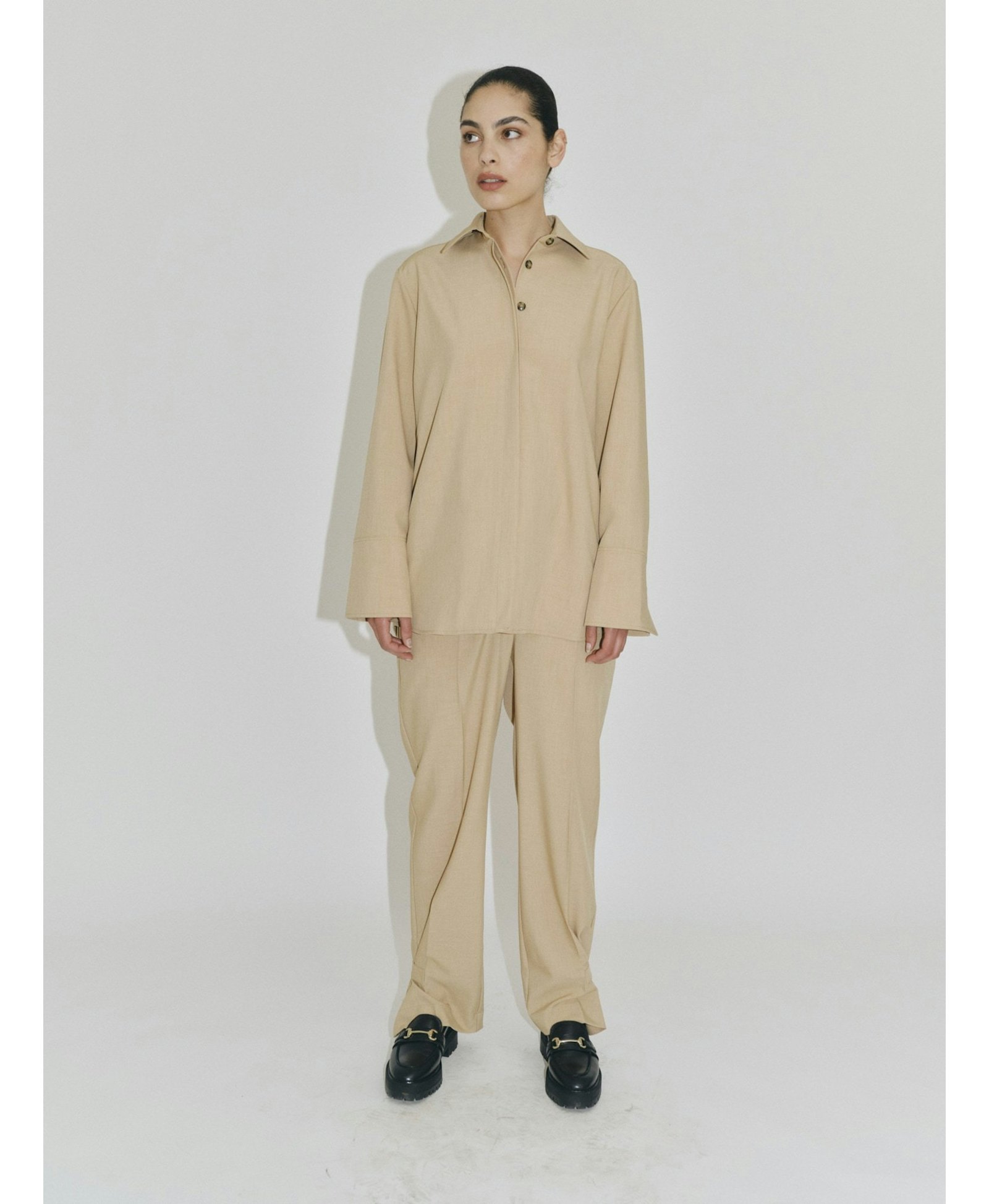 Cato Shirt Jacket - Corn made by HERSKIND