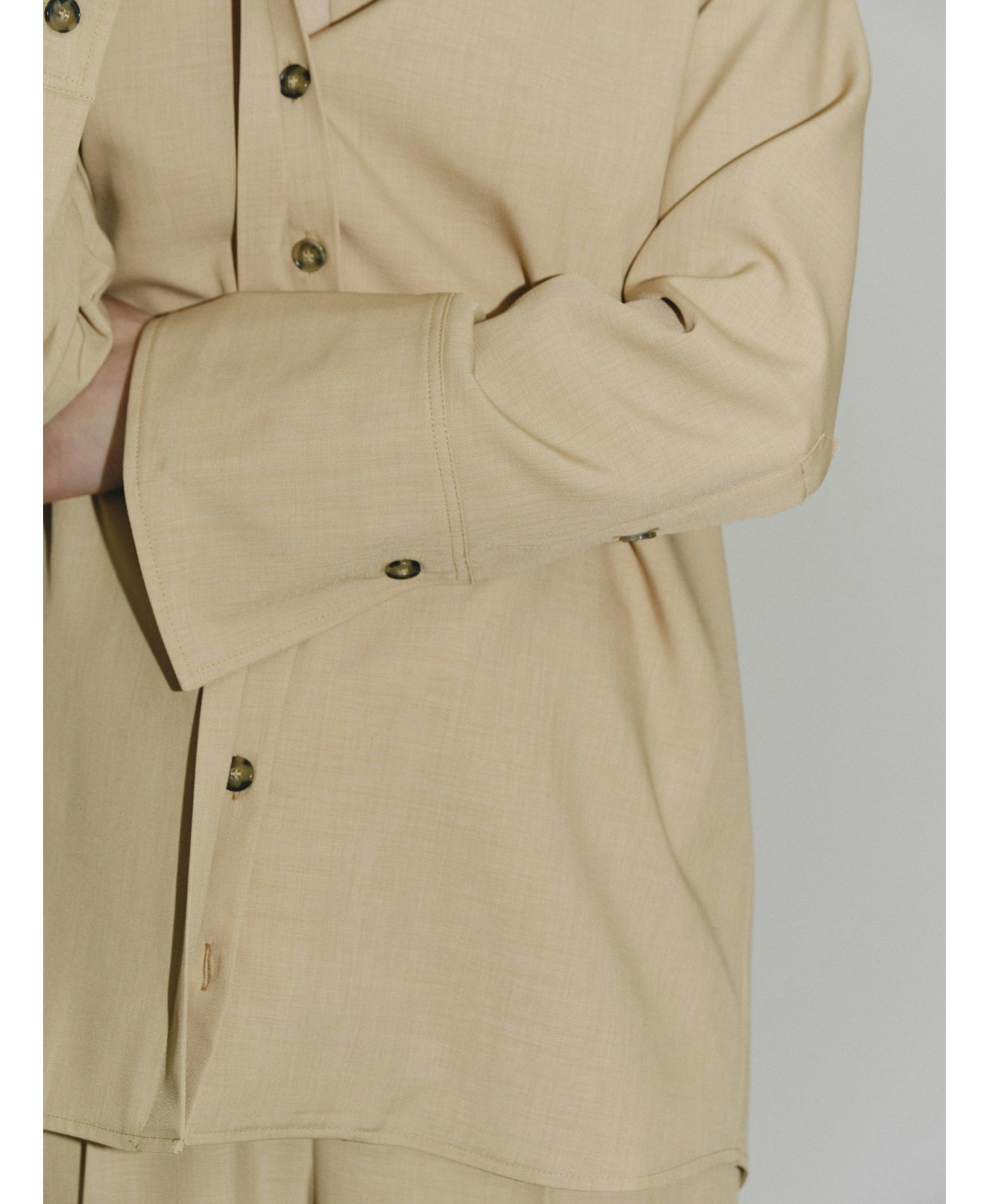 Cato Shirt Jacket - Corn made by HERSKIND
