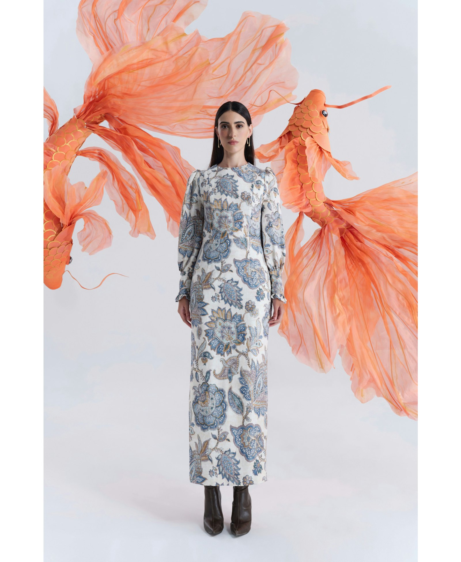 Harper Midi Dress made by JUSTIN TONG