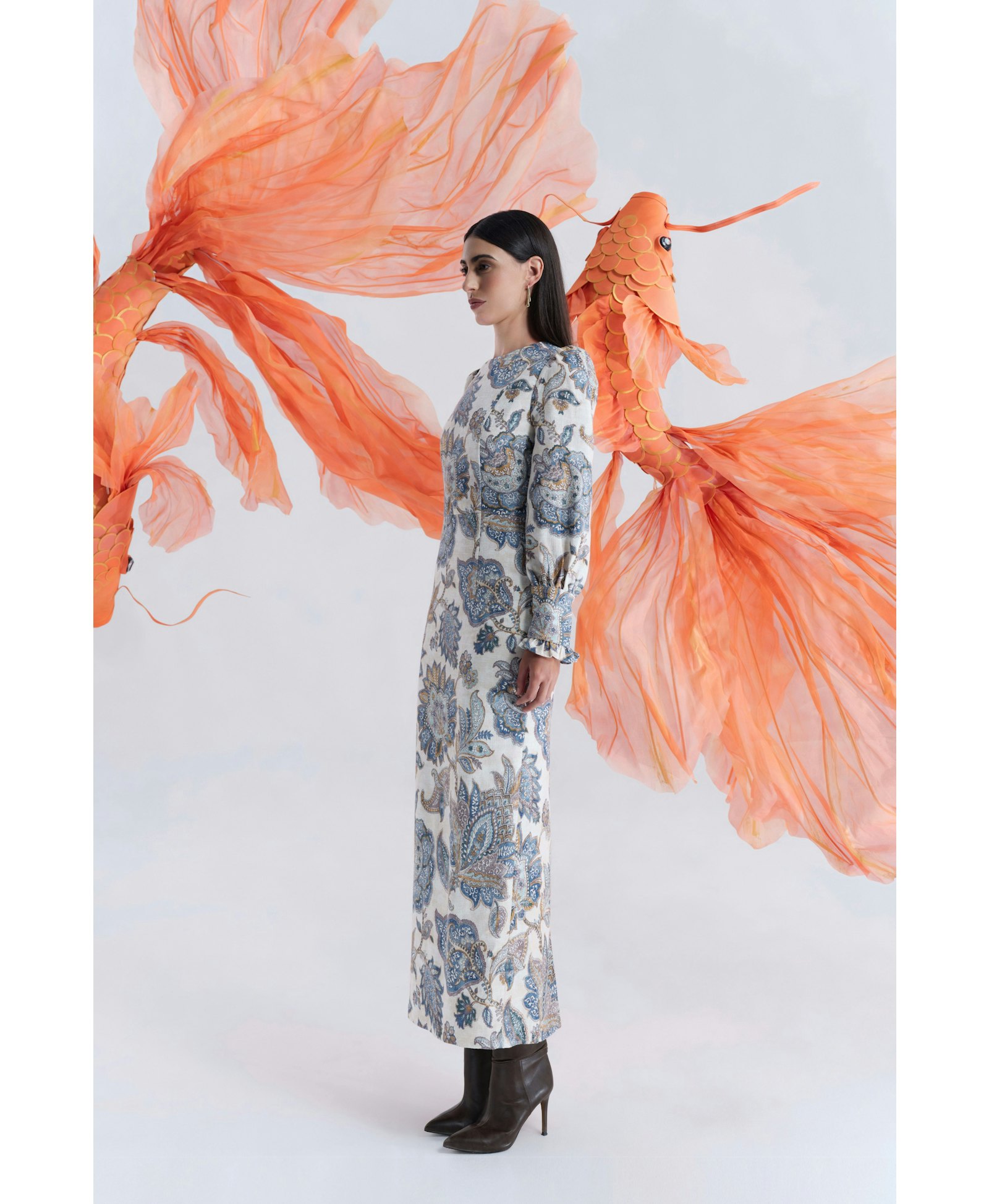 Harper Midi Dress made by JUSTIN TONG