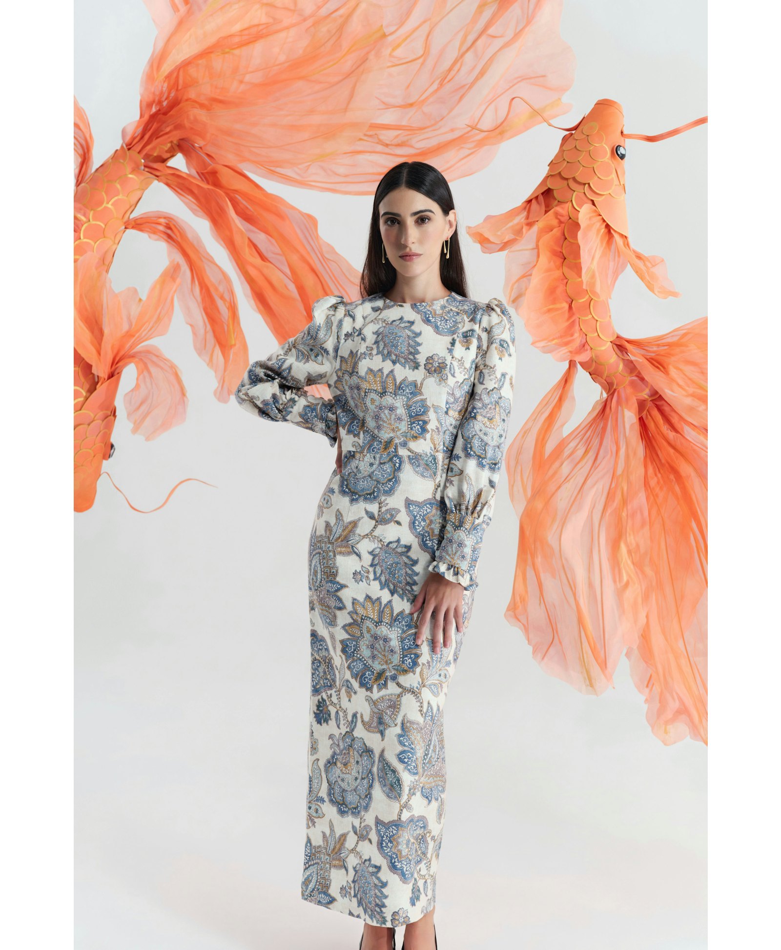 Harper Midi Dress made by JUSTIN TONG