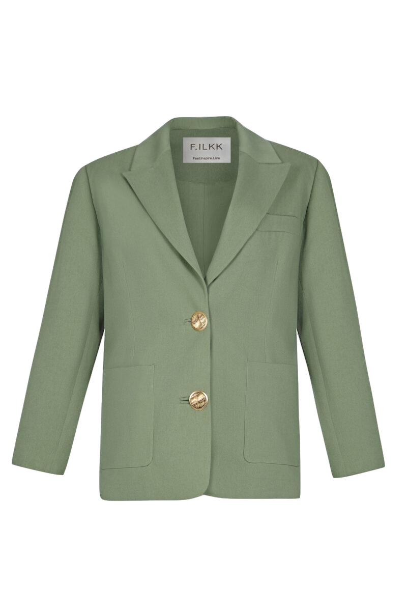 F.ilkk Green Oversize Blazer