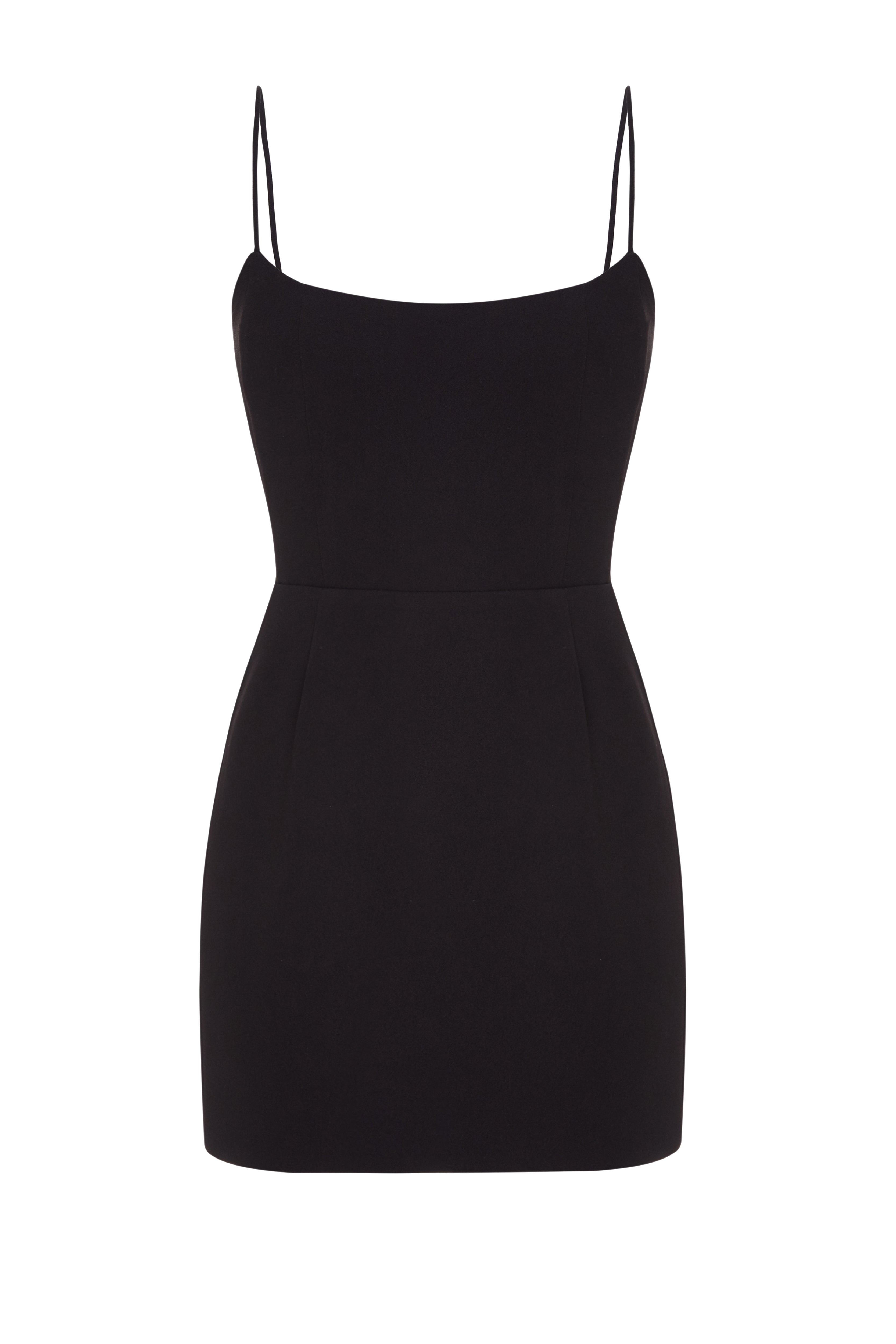 Balykina Mini Dress With Straps Black