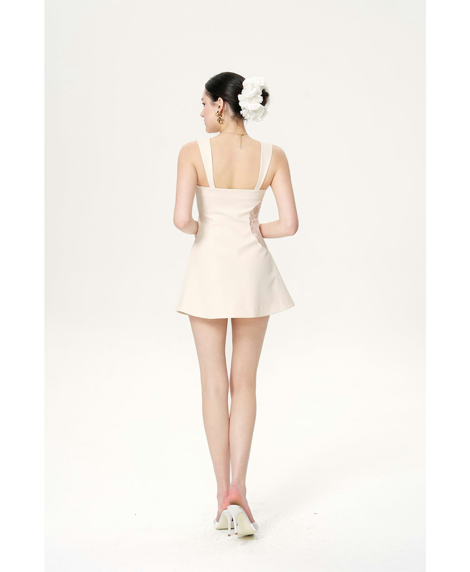 Selena Dress (White) made by Nana Jacqueline